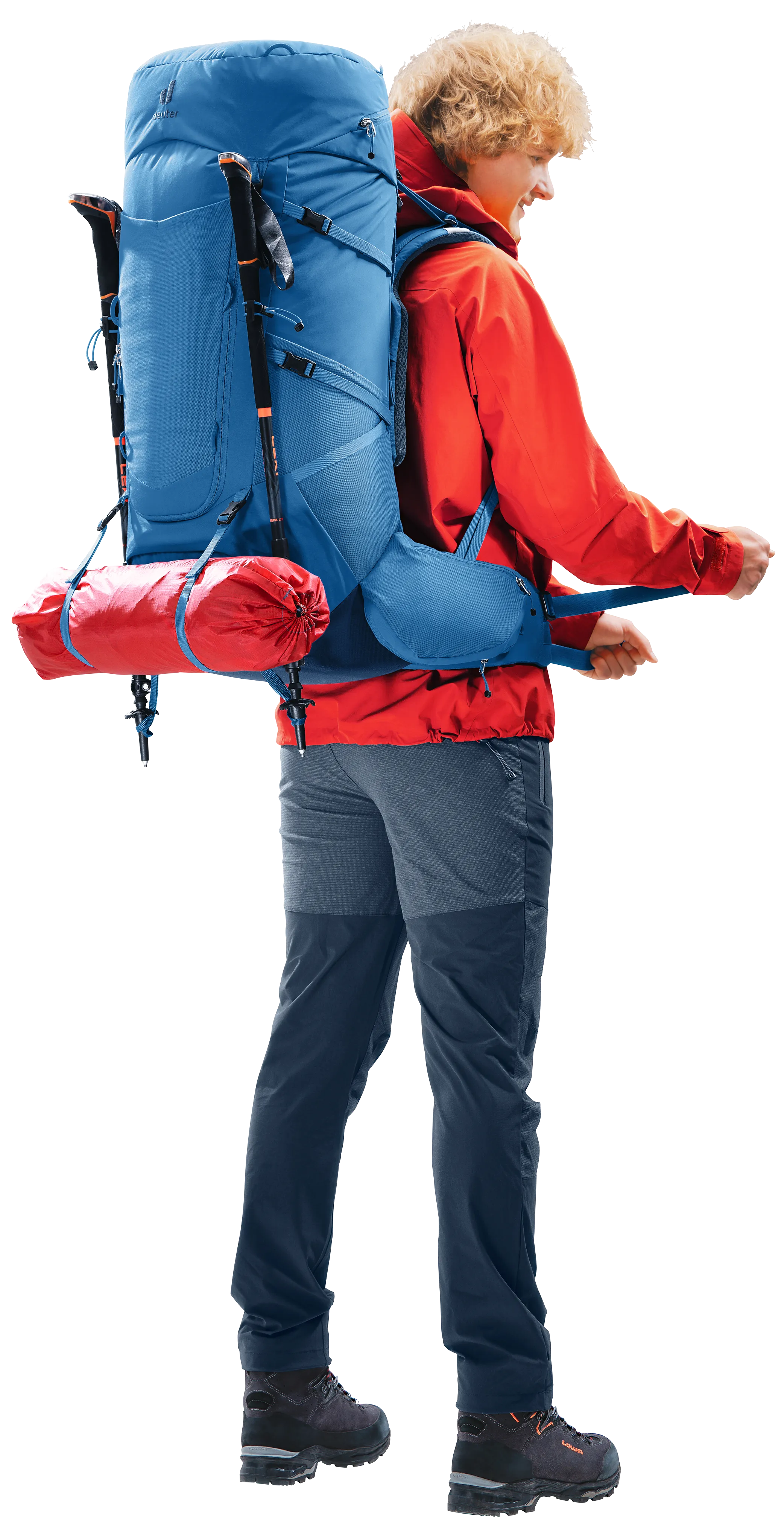 Aircontact Core 60+10 - Backpacking packs - baltic nightblue