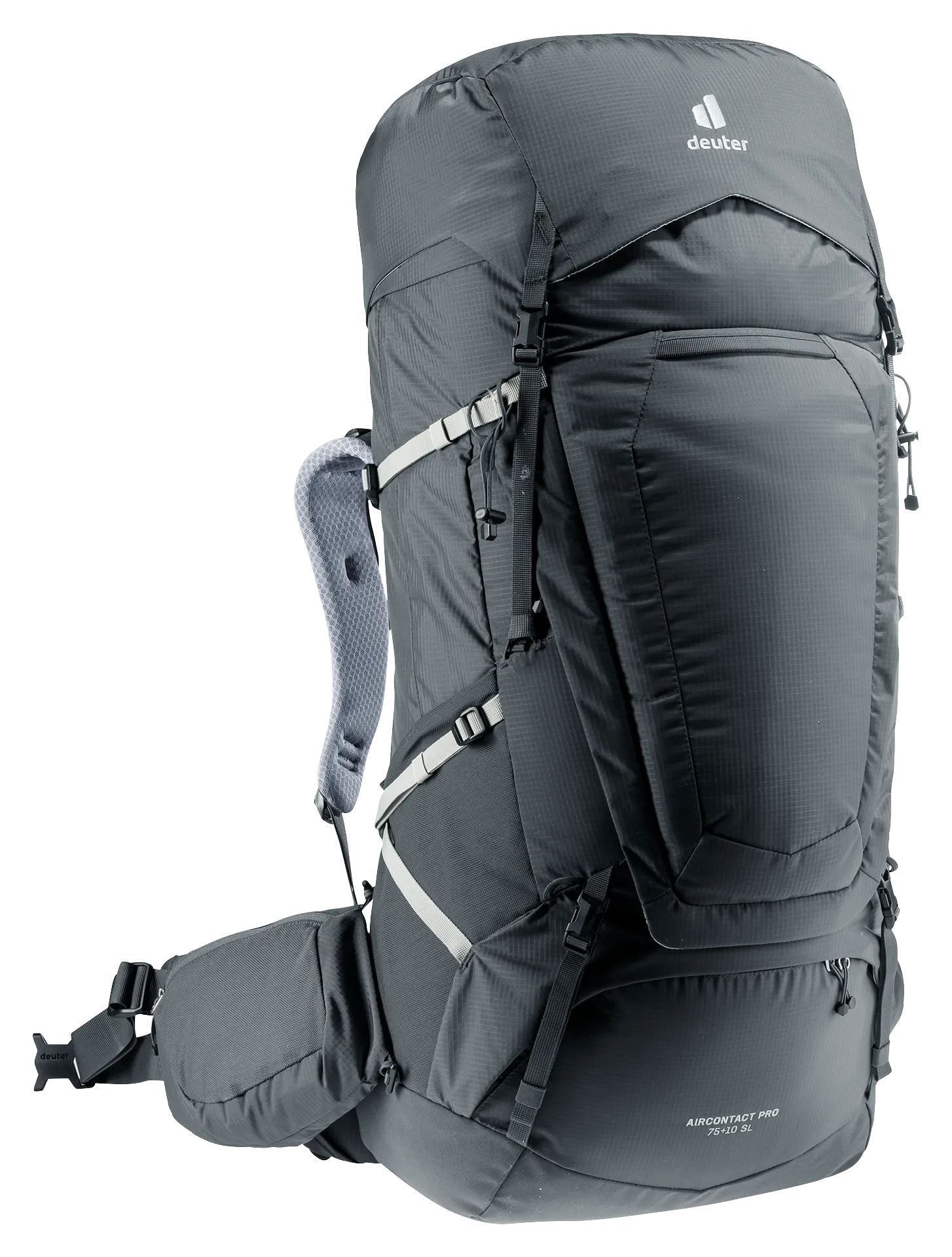 Bag, Backpack, backpack, hiking, external frame, overnight, gray