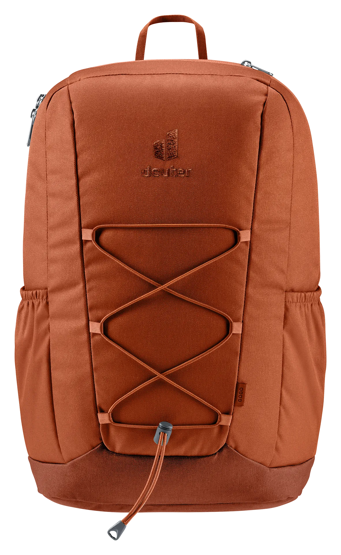 backpack, cords, hardware, orange, drawcord