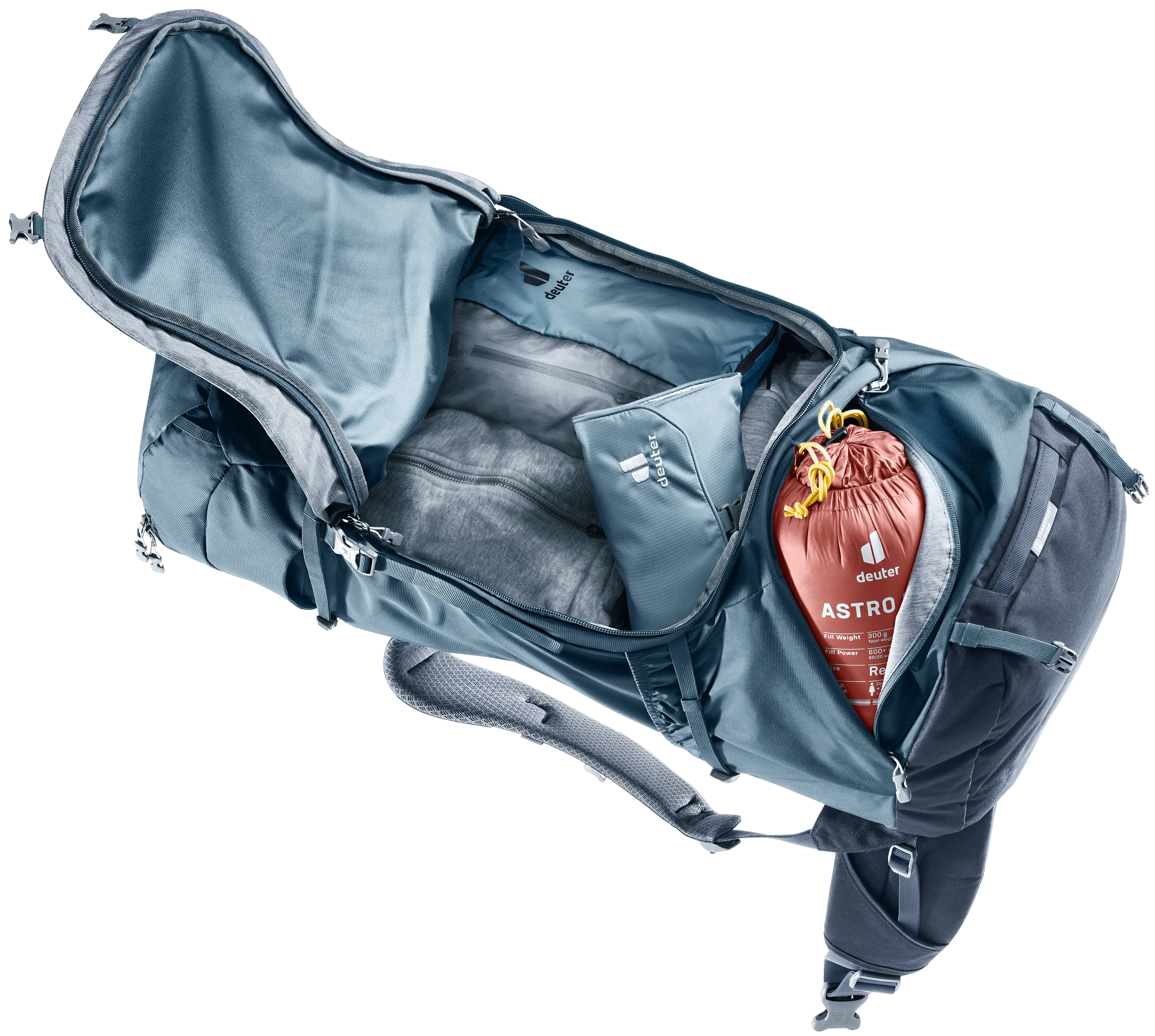 Voyager 65+10 - Travel backpacks - atlantic ink