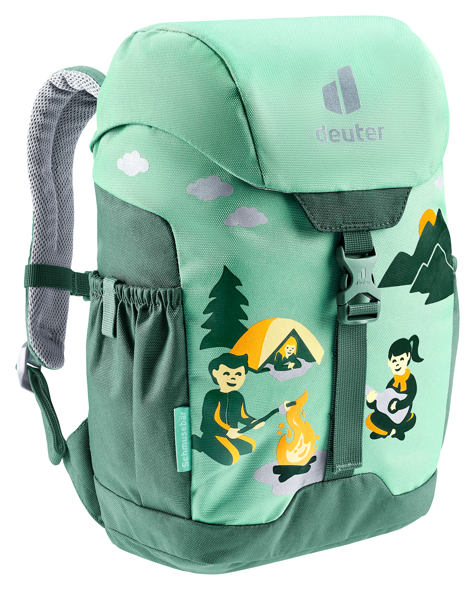 Schmusebär - Children’s backpacks - spearmint seagreen