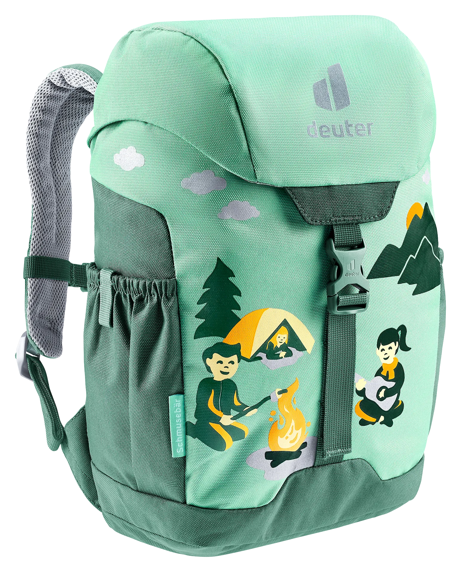 Schmusebär - Children’s backpacks - spearmint seagreen
