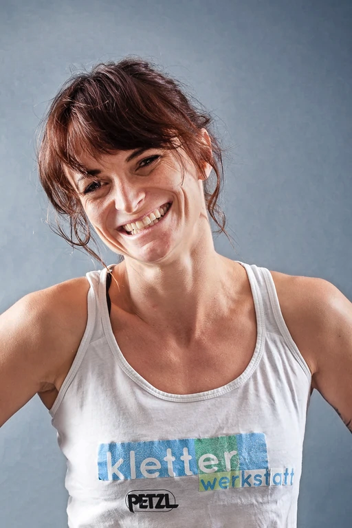 tank top, white tank, graphic logo, kletter workshop, petzl logo