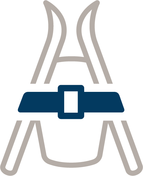 A- Frame Ski Fixierung