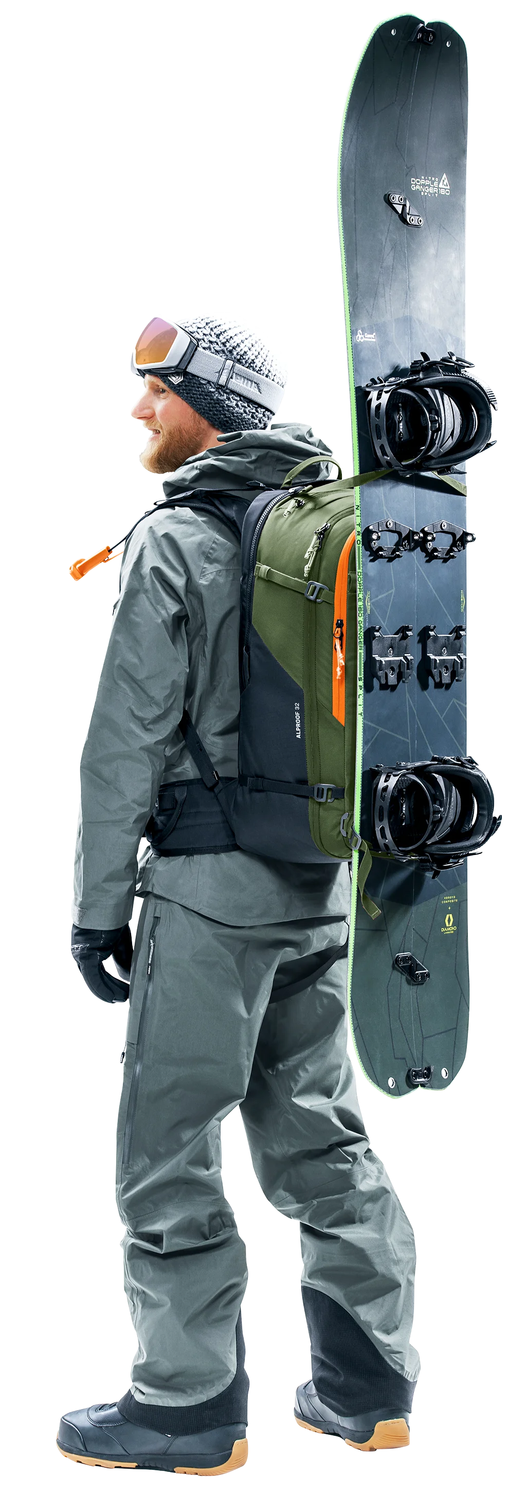 Person, Clothing, Pants, Glove, Jacket