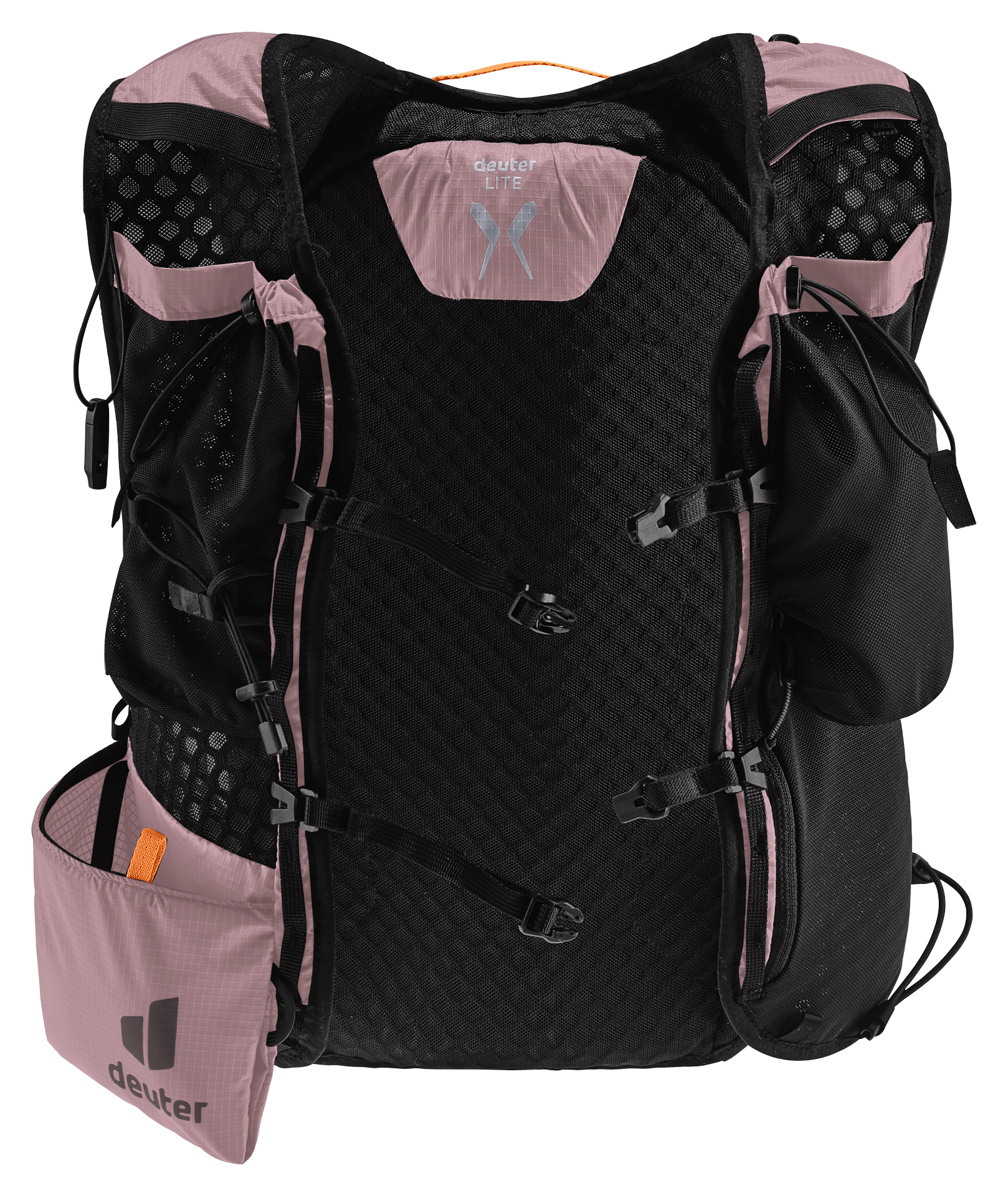 Ascender 7 backpack, outdoor, hiking, shoulder straps, pink accents