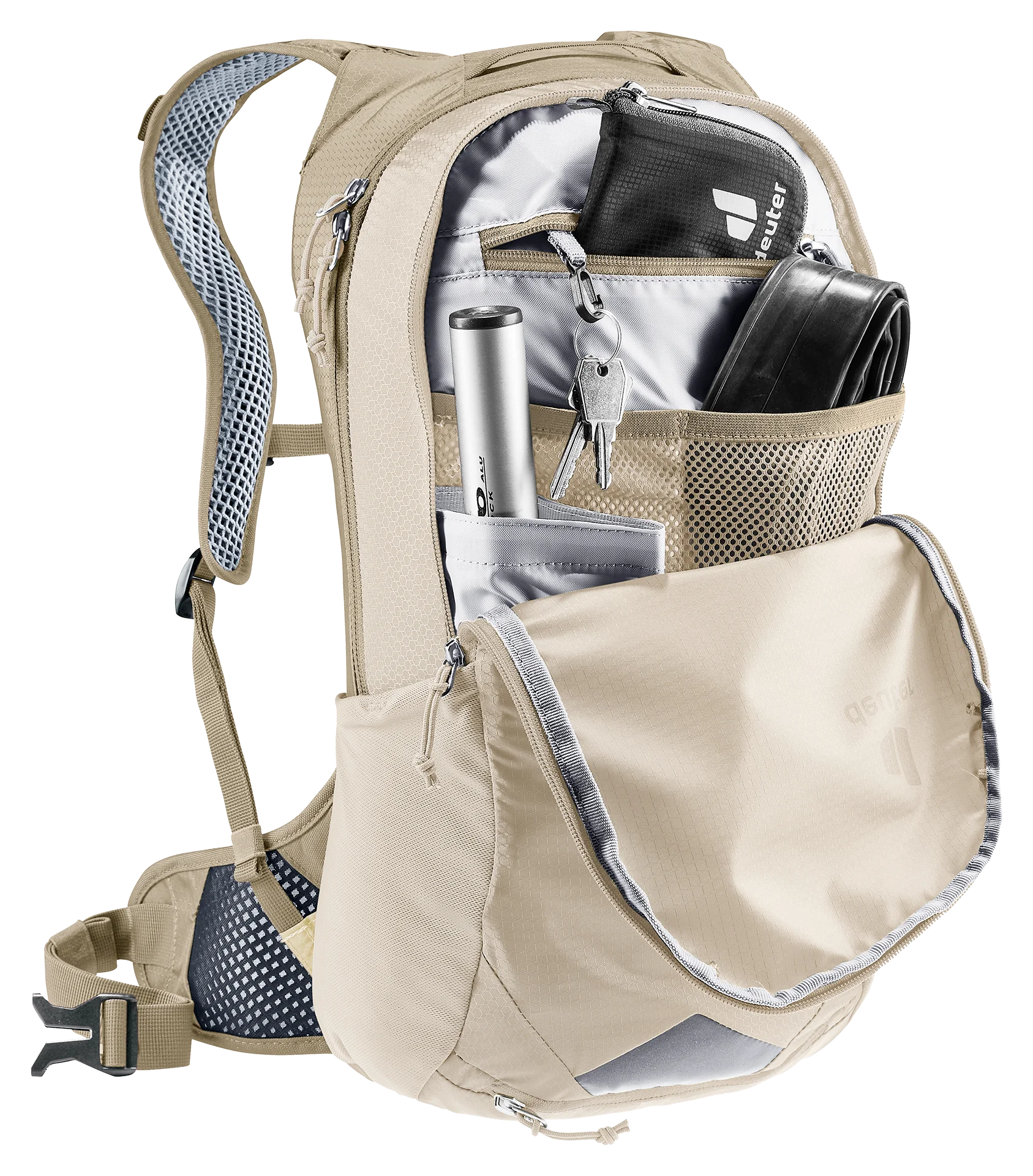 backpack, hydration, outdoor, mesh pocket, front pocket