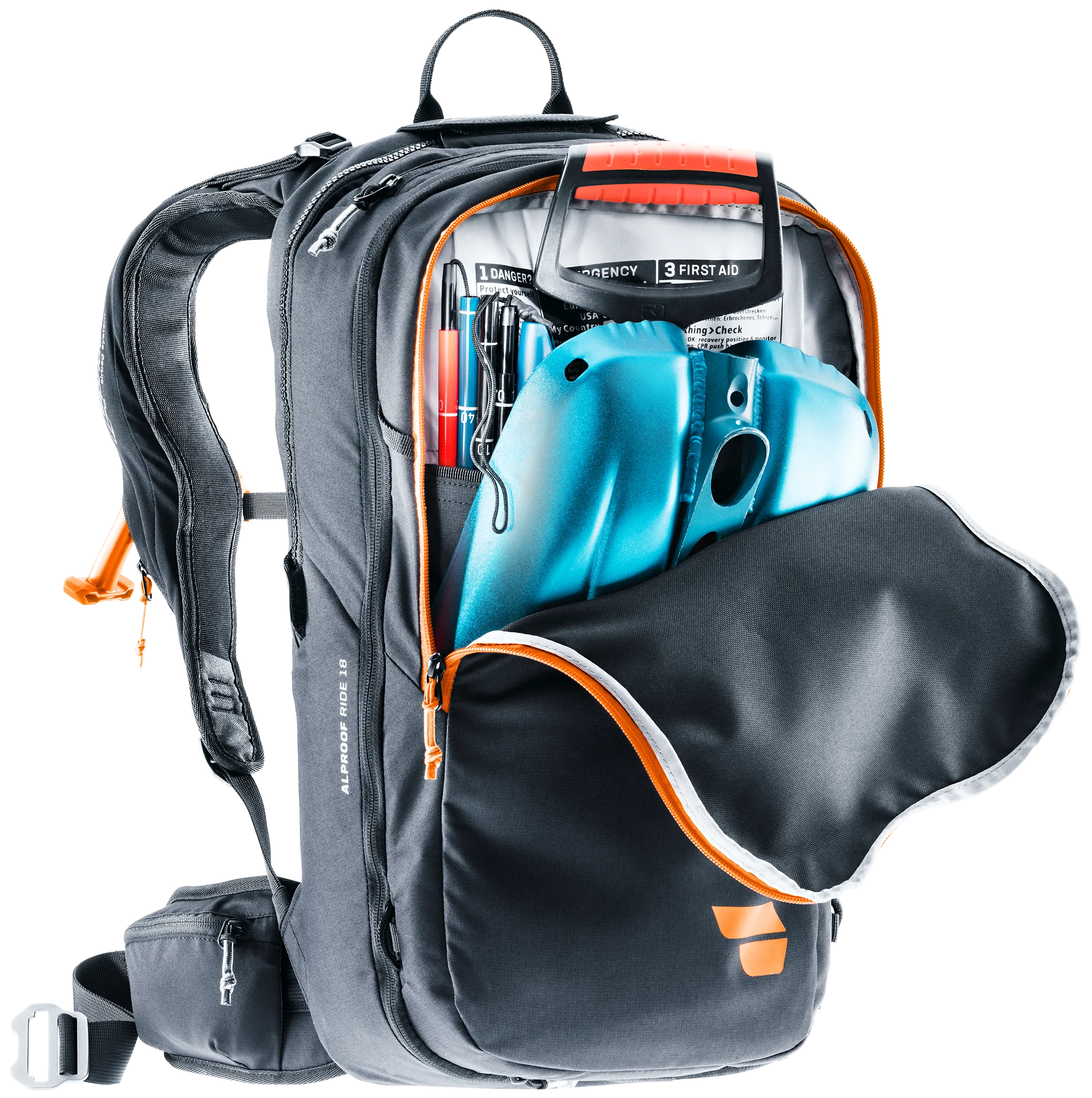 Alproof Ride 18 - Freeride backpacks - m black