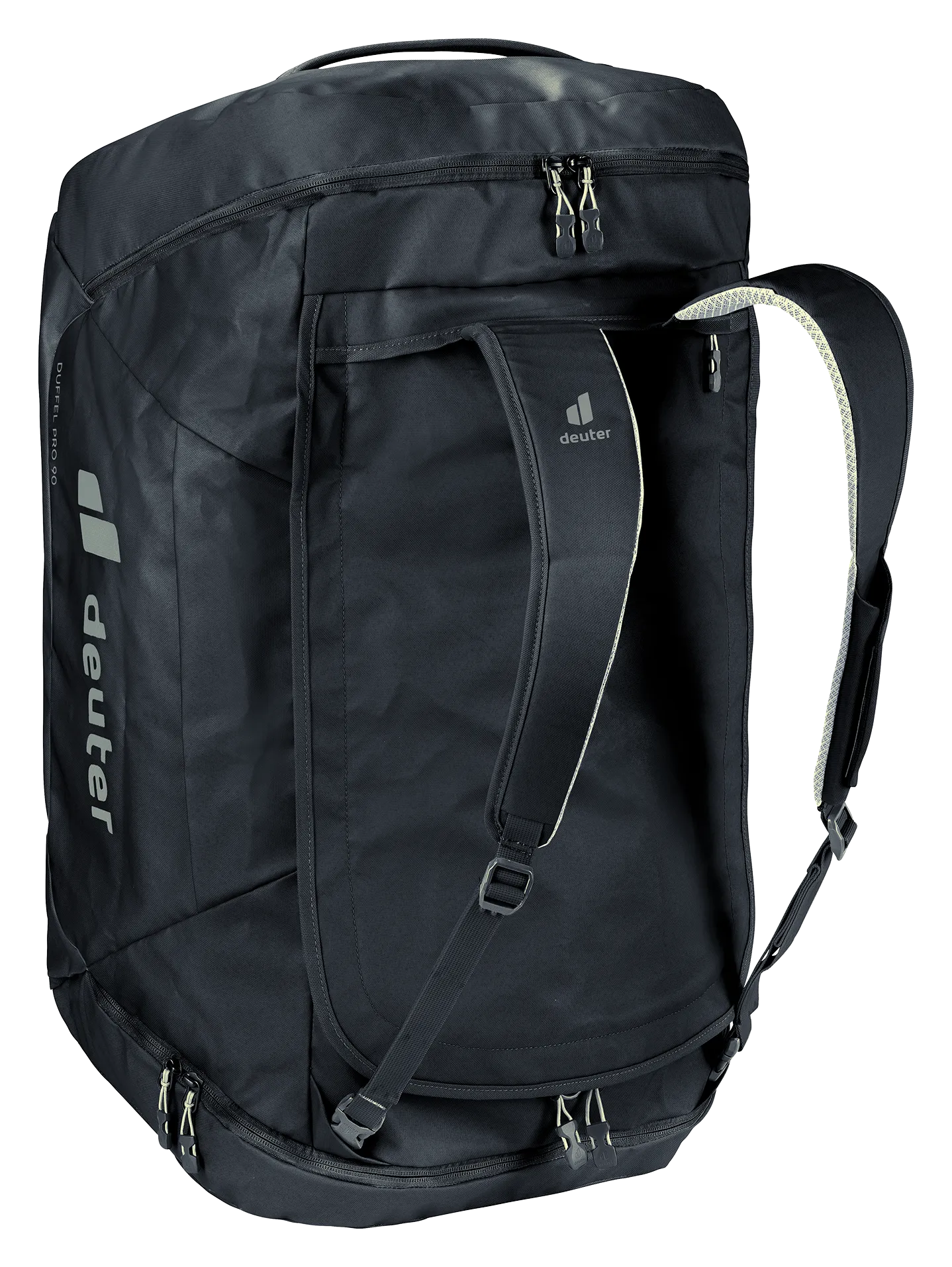 Bag, Backpack, backpack, travel bag, nylon, dark gray, strap adjuster, backpack, travel, duffel, shoulder strap, black