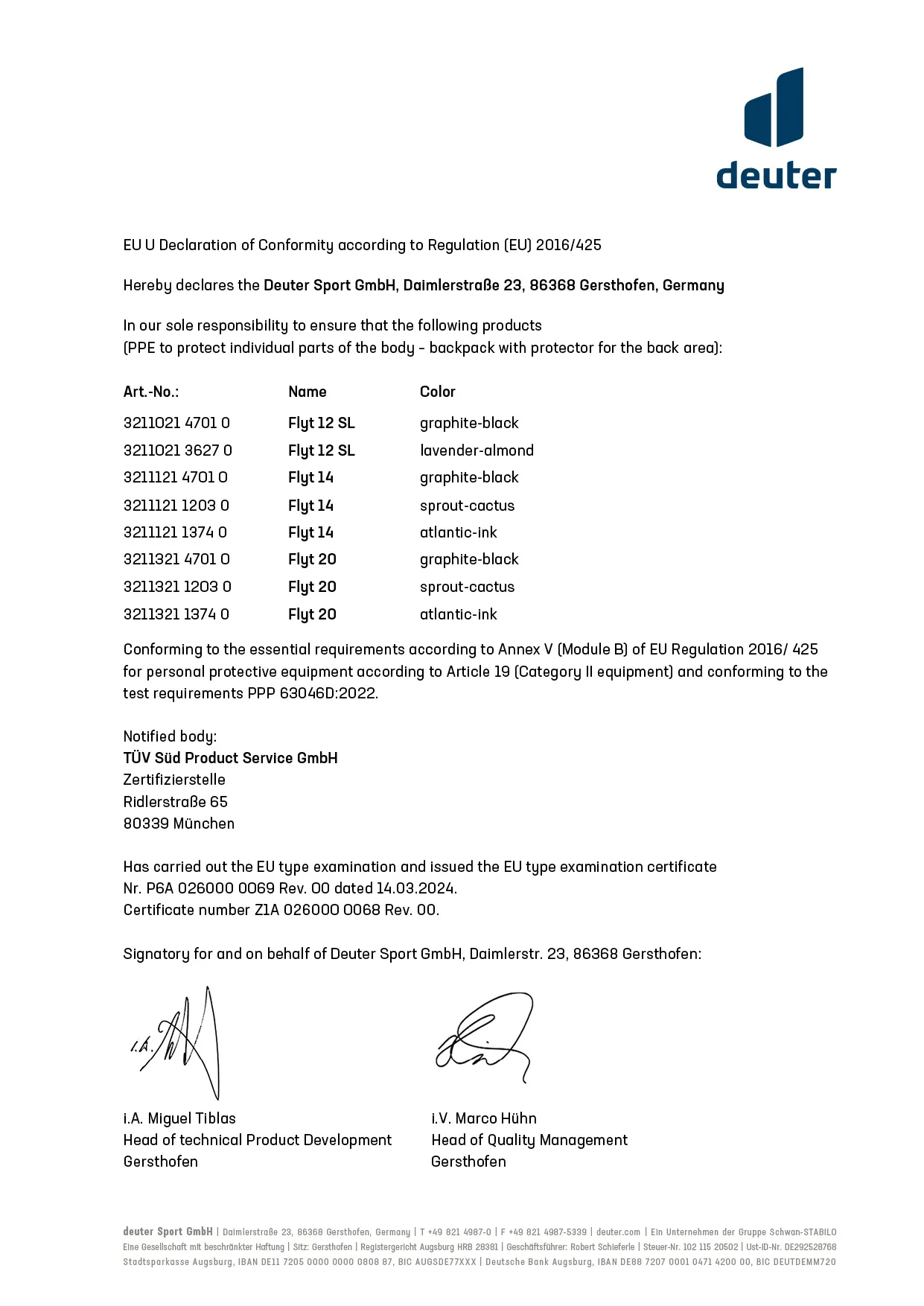 document, certificate, letter, deuter, graphite-black