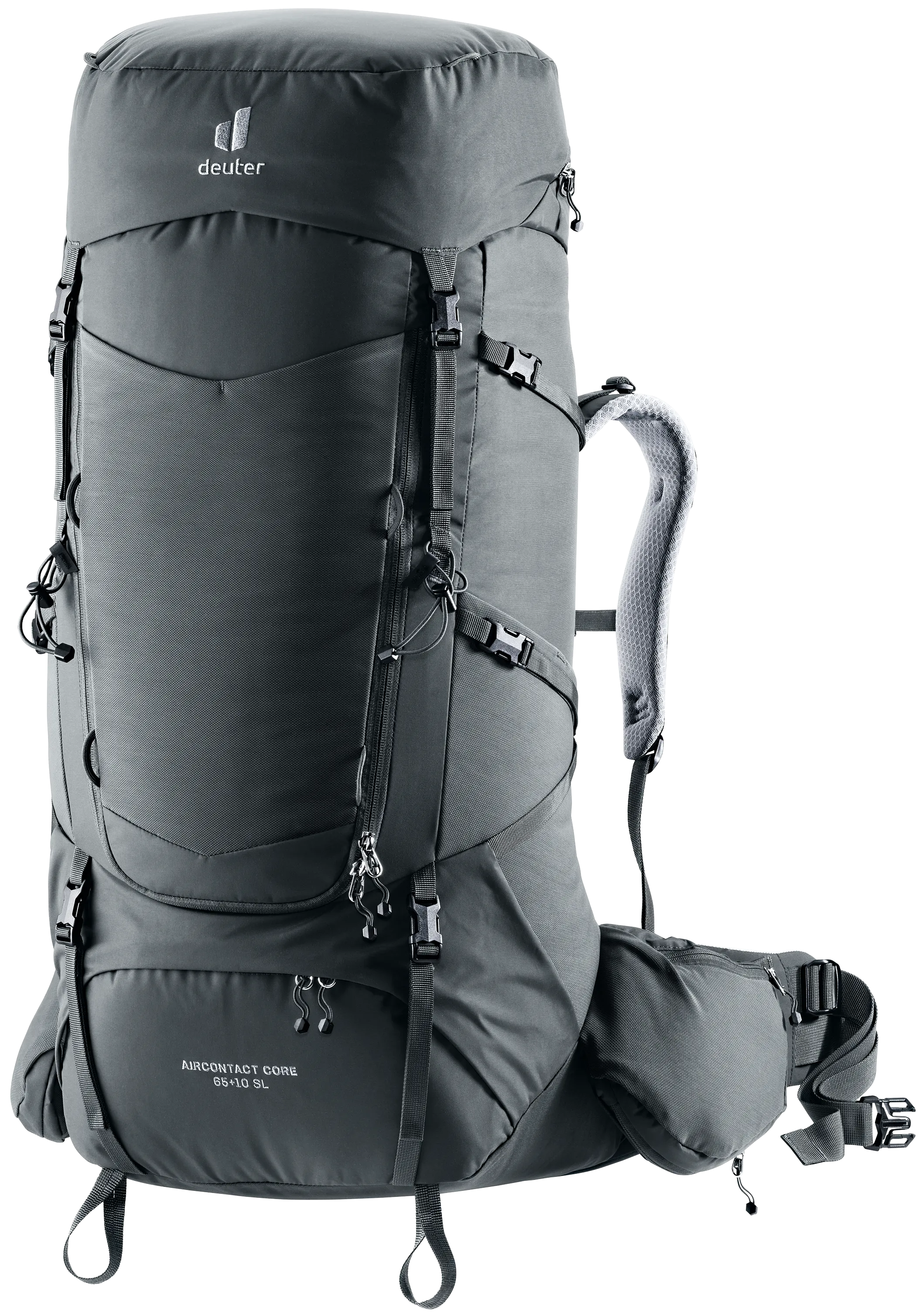 Aircontact Core 65+10 SL - Travel backpacks - l graphite