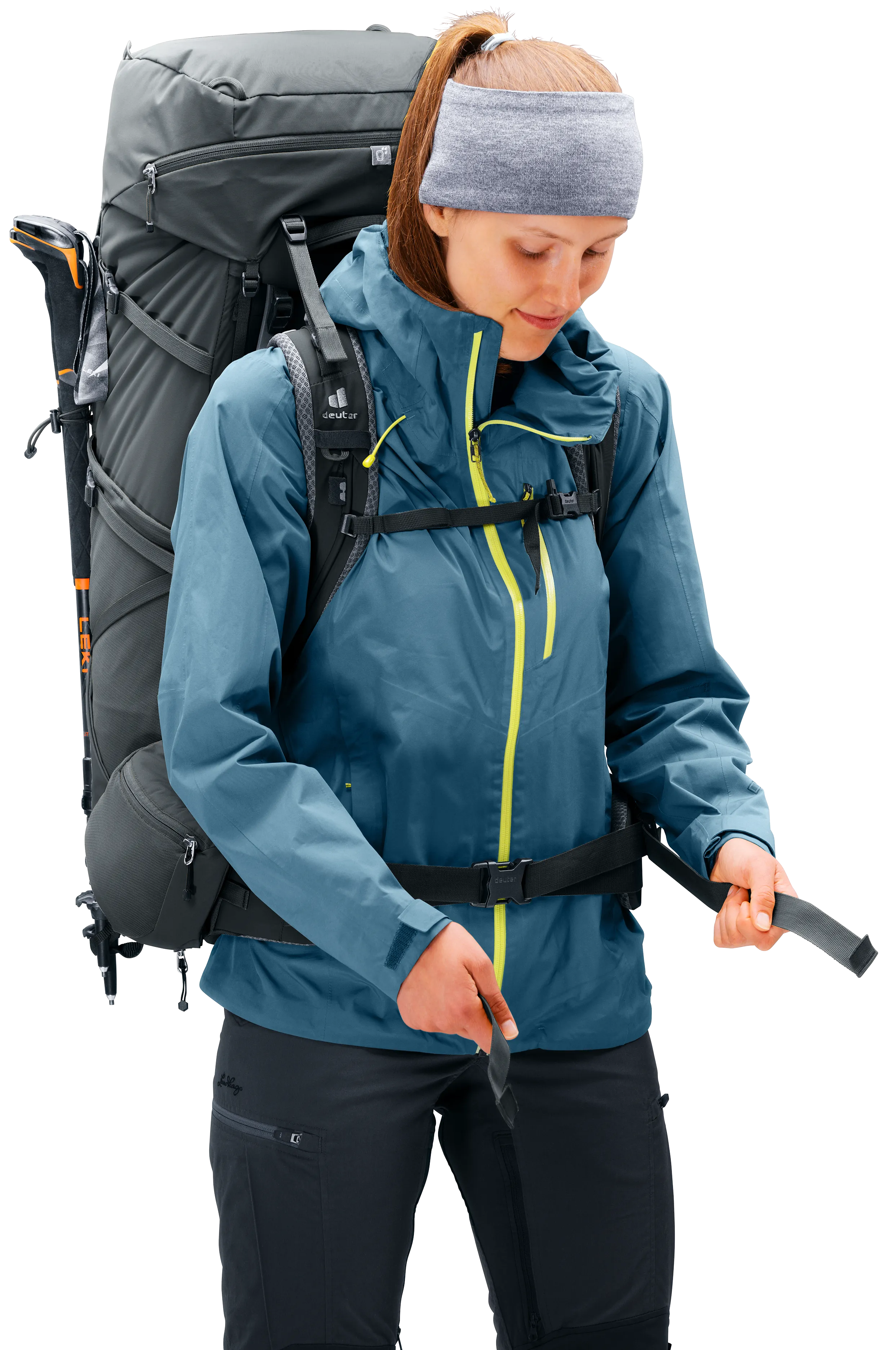 Aircontact Core 55+10 SL - Backpacking packs - l graphite
