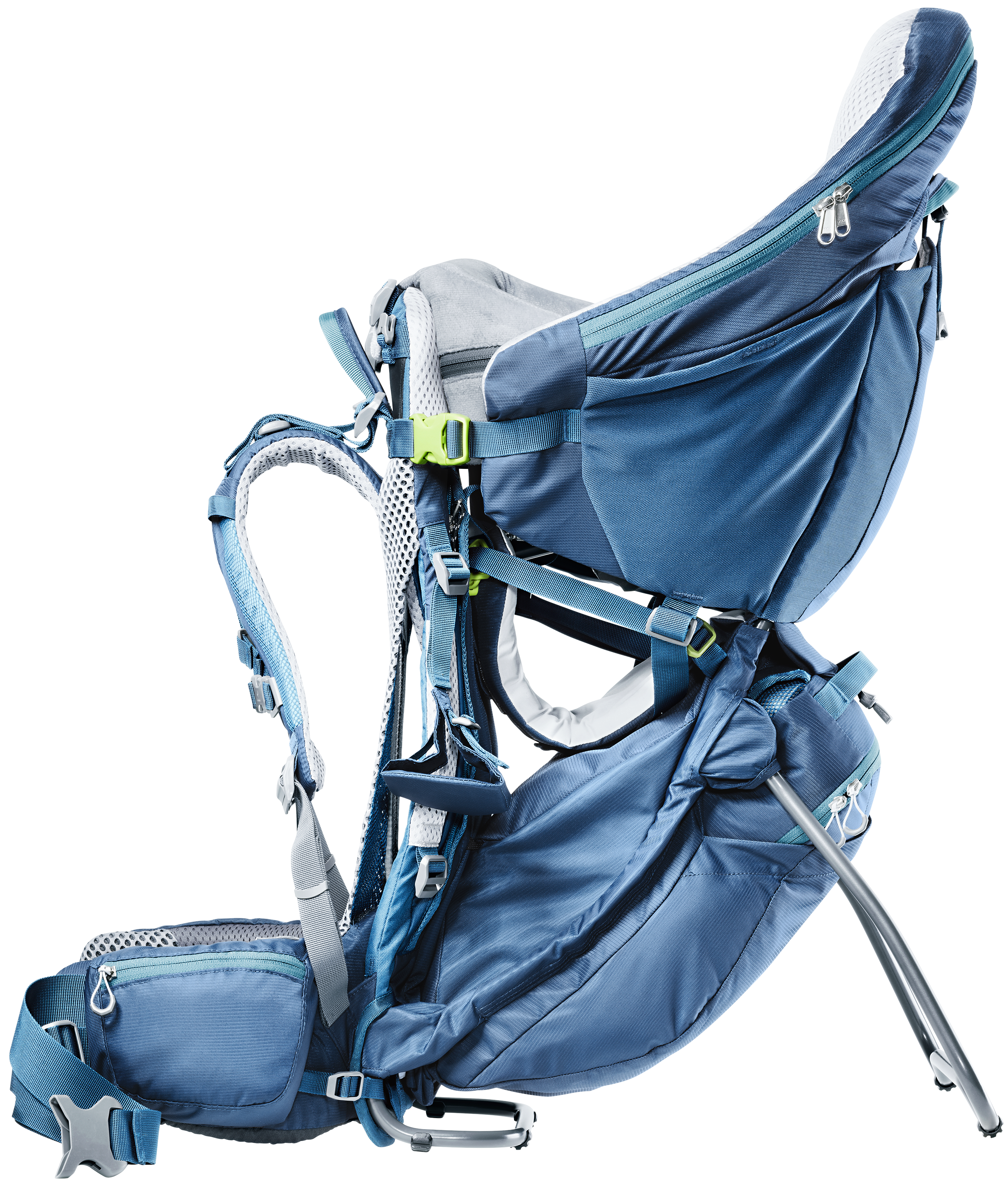 baby backpack deuter Kid Comfort 1 Child Carrier moveable VariFlex ECL hip fins and the VariSlide back length adjustment system Kid Comfort Pro
