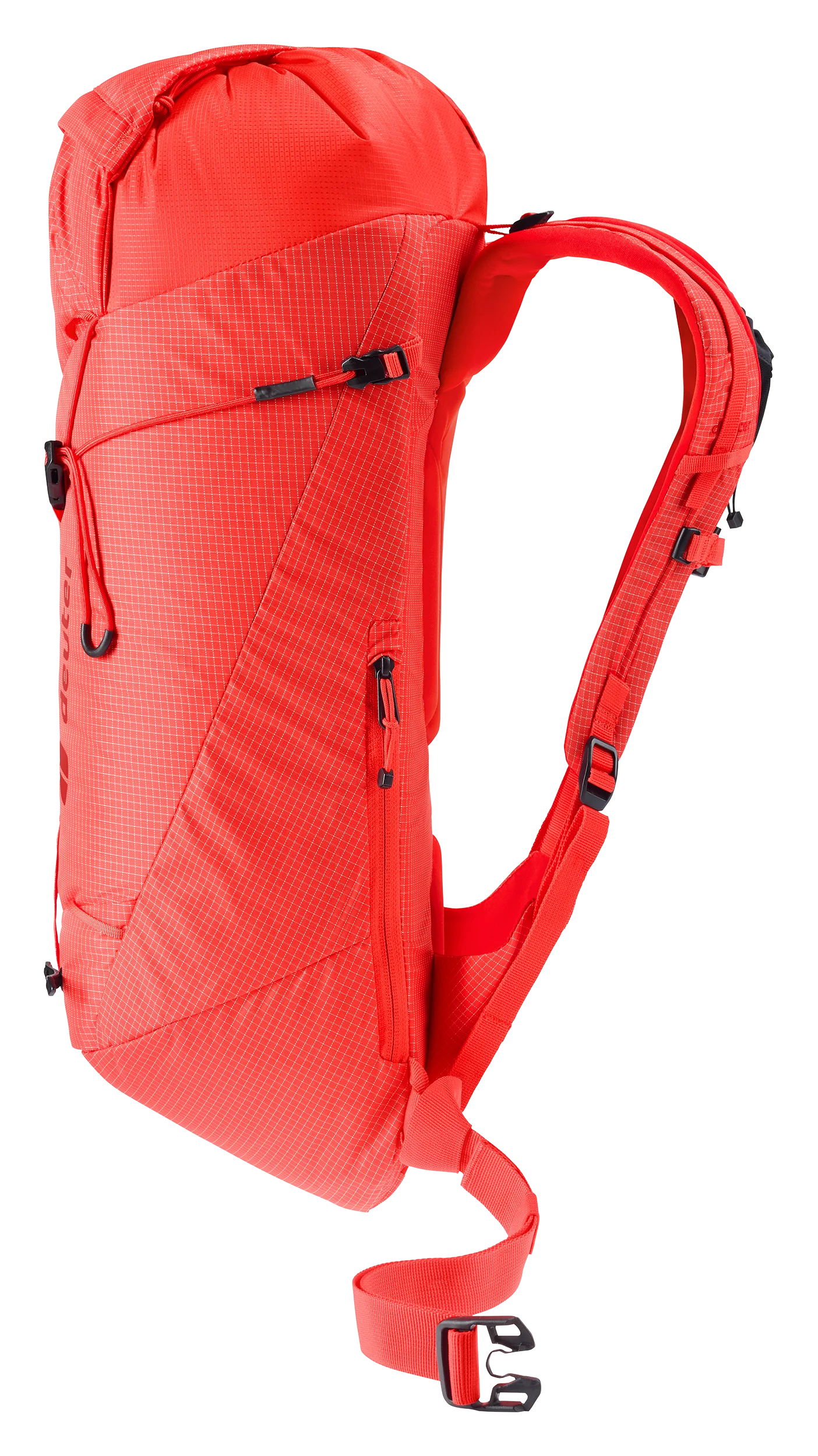 backpack, hydration, daypack, red, shoulder strap