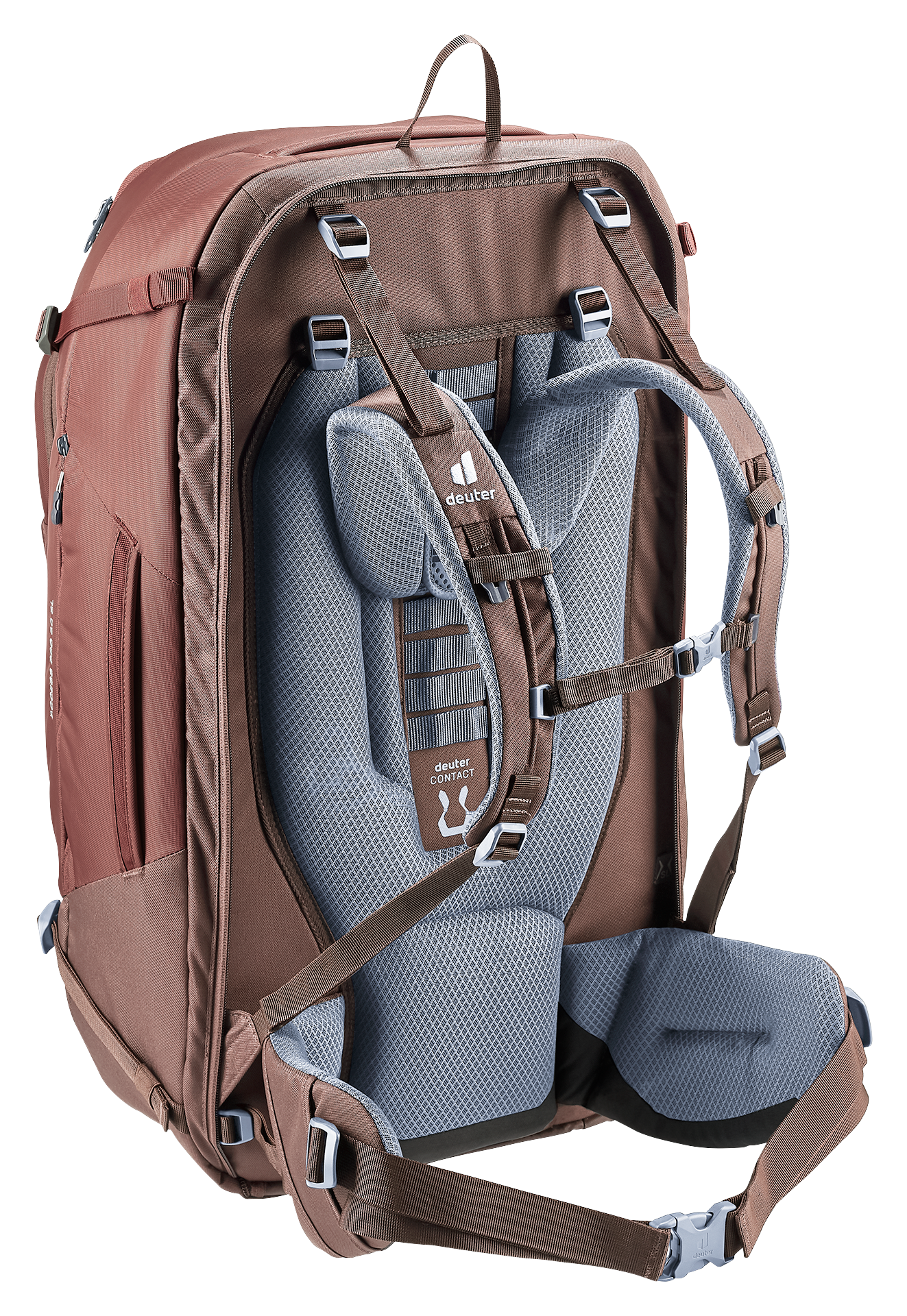 Access Pro 60 SL Bag, Backpack, backpack, hiking, shoulder straps, brown, mesh padding