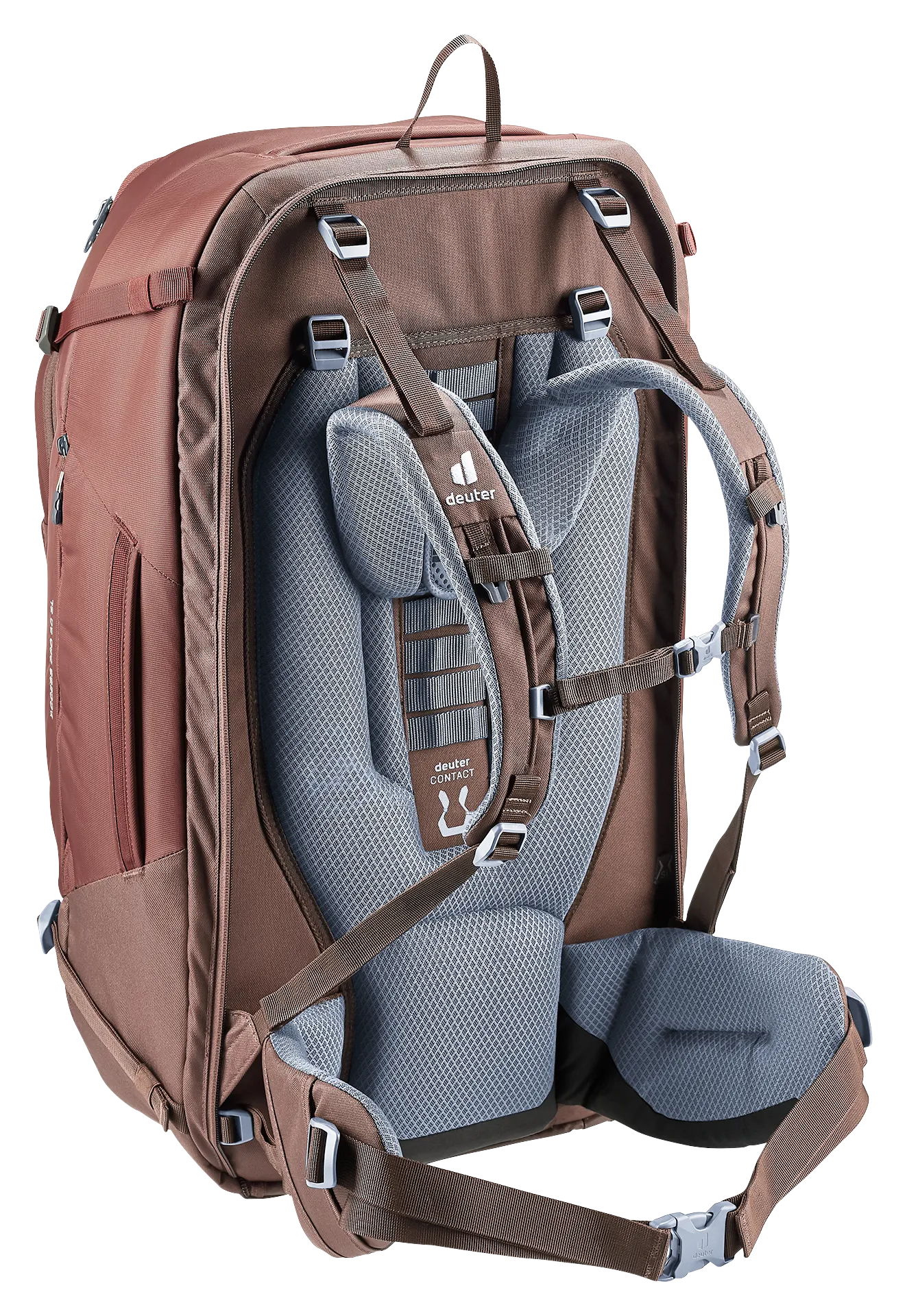Bag, Backpack, backpack, hiking, shoulder straps, brown, mesh padding