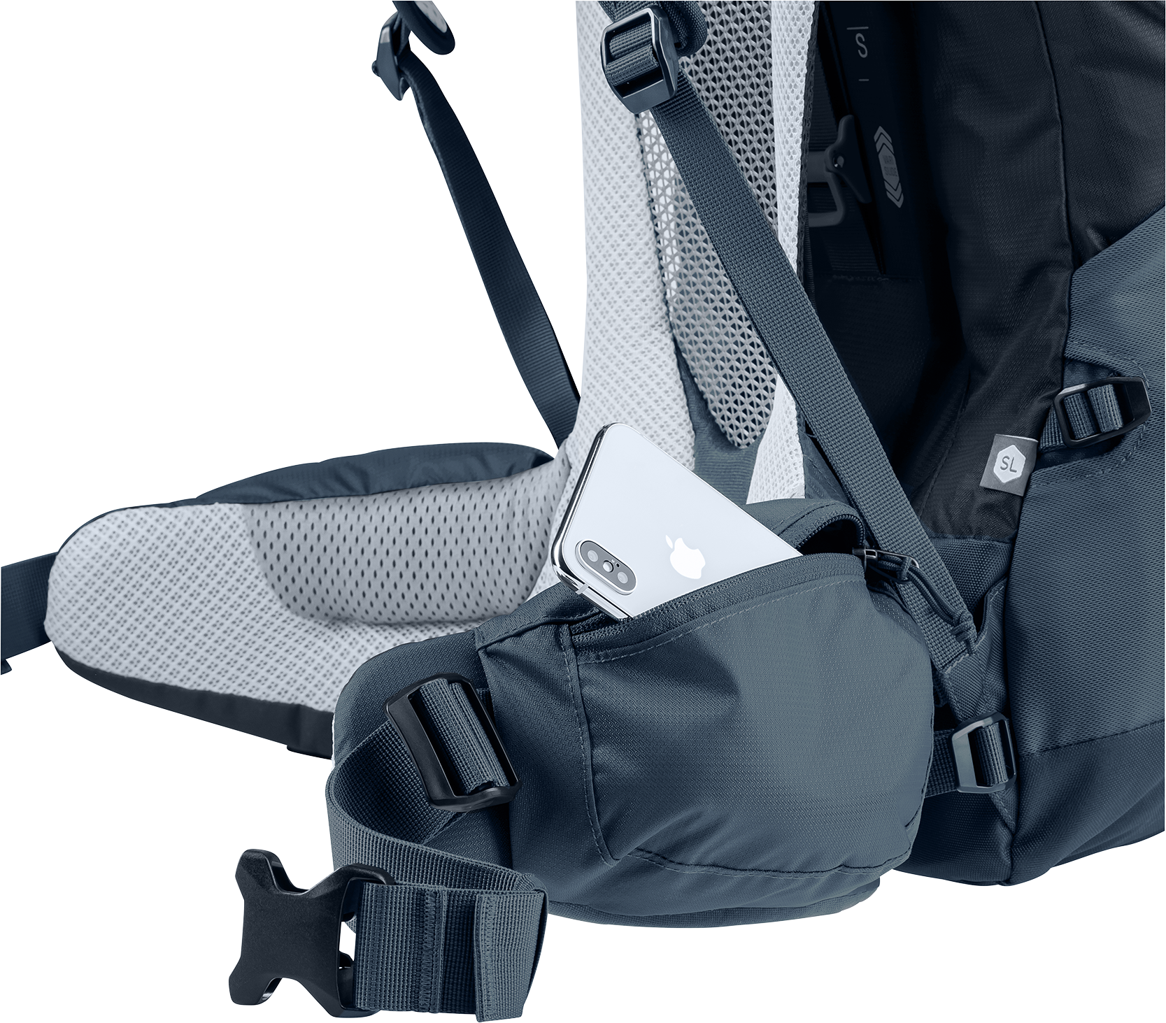 Futura Air Trek 55+10 SL Bag, Accessories, Belt, Backpack, backpack, hiking, mesh, padded, pocket
