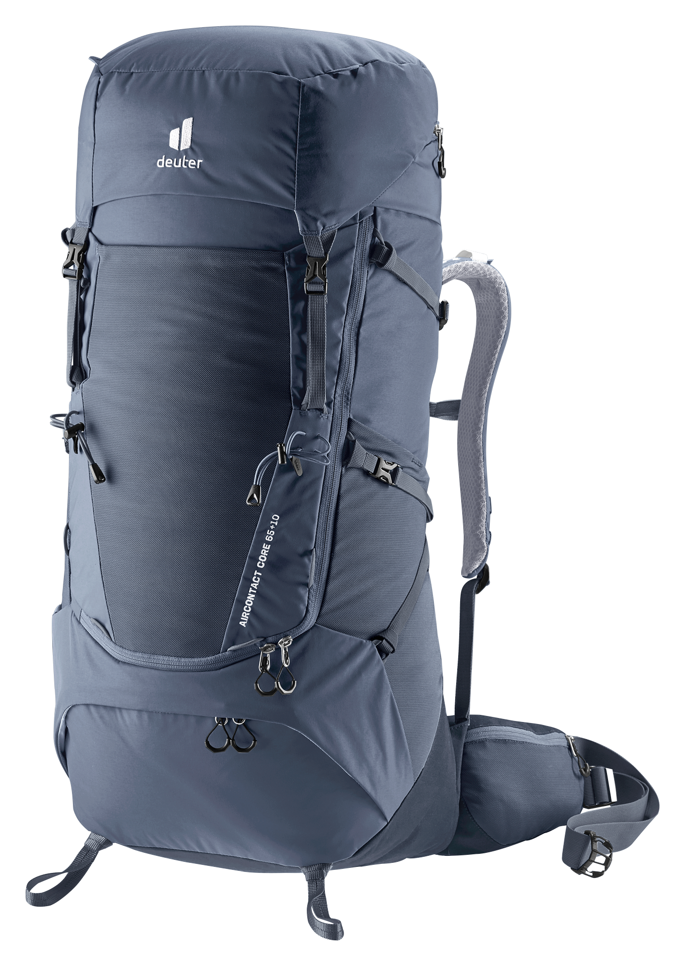deuter aircontact 65 10 survival backpack + venture-theme-outdoors The Aircontact back system with Air Spacer Mesh and large ventilation channel Deuter Aircontact Core 65+10 Review