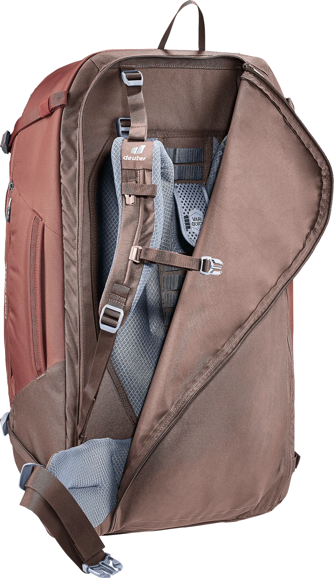Bag, Backpack, backpack, hiking, shoulder strap, brown, mesh padding