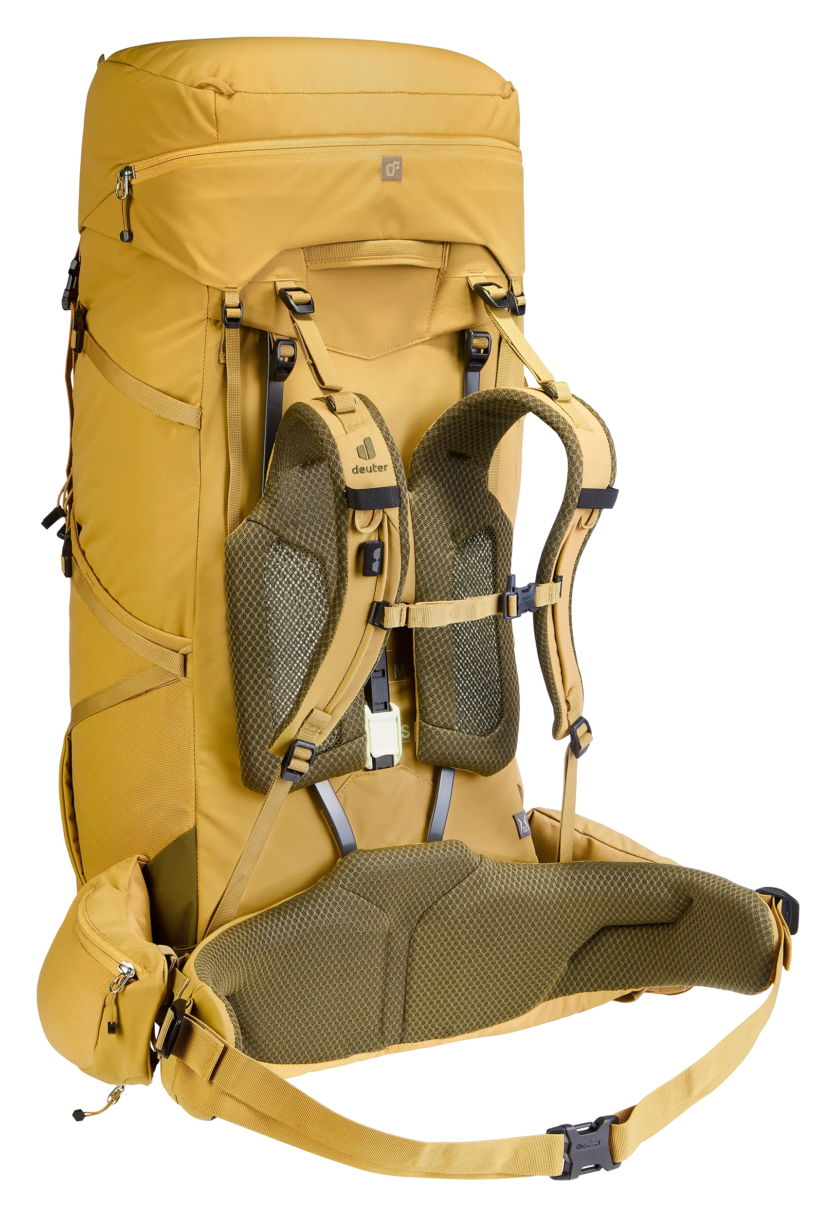 Aircontact Core 65+10 SL - Backpacking packs - savanna nori