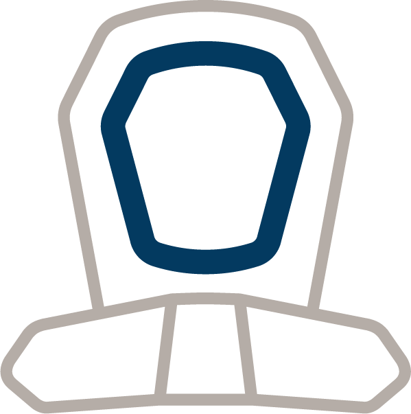 Zipped access at the back