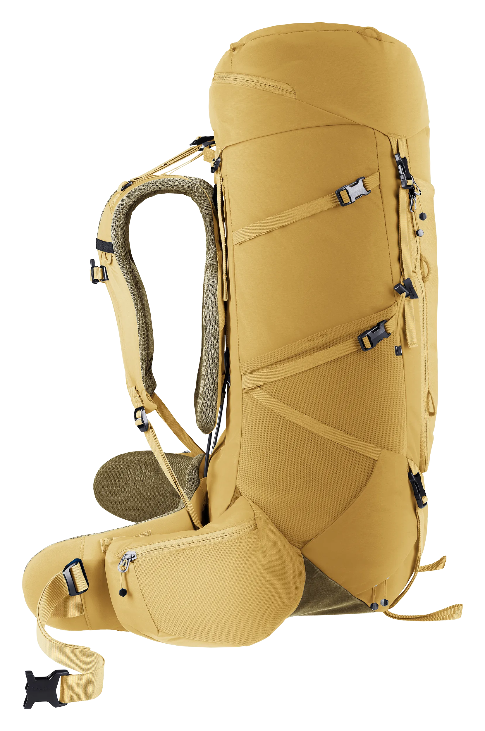 backpack, hiking, hydration, shoulder strap, padded back, backpack, hiking backpack, touring pack, shoulder straps, golden color