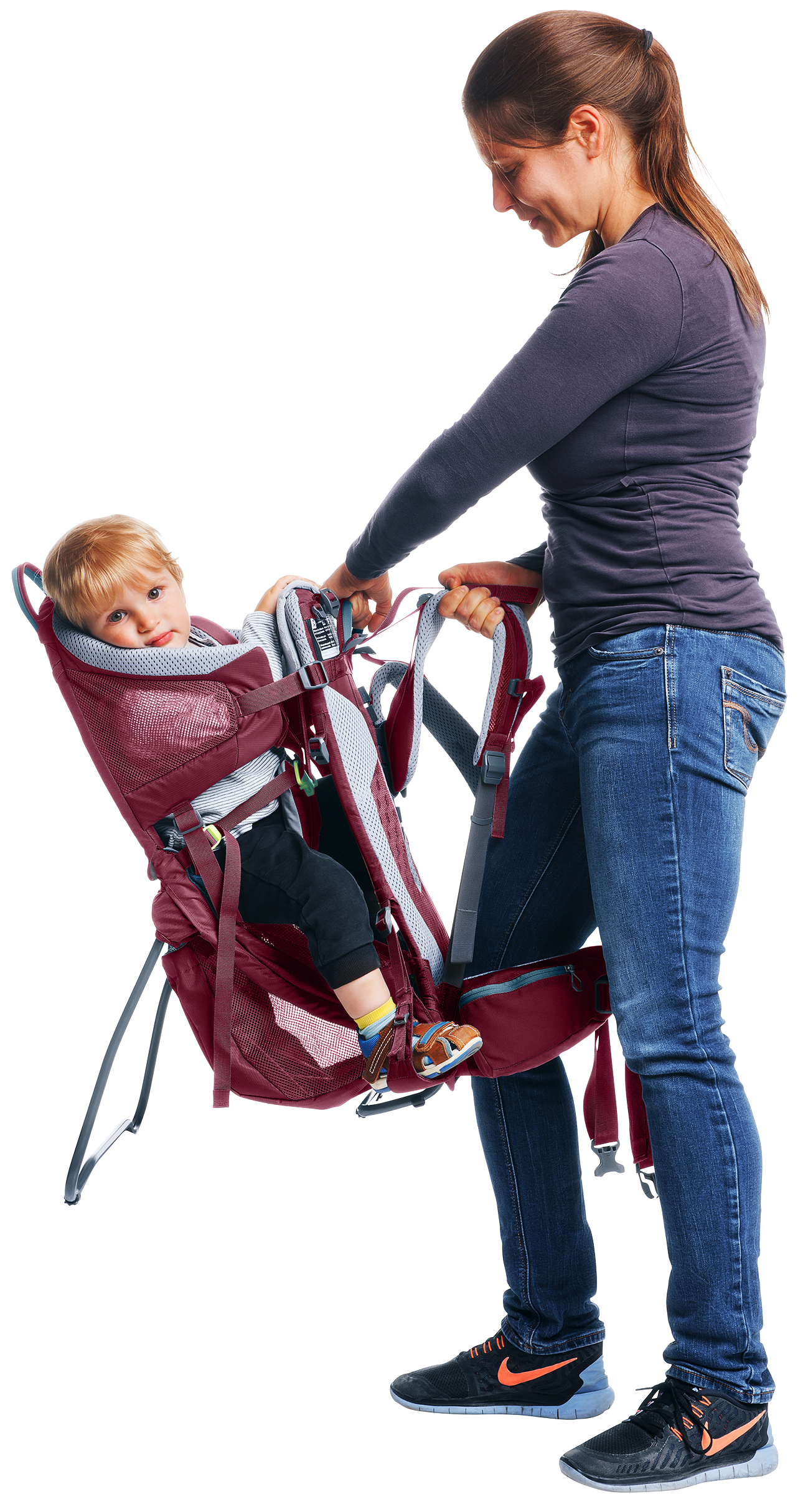 child carrier, baby carrier, kid carrier, ergonomic carrier, stroller alternative