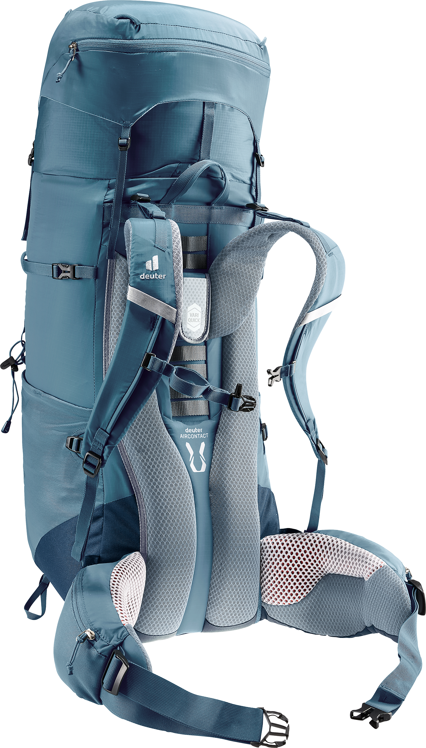 Aircontact Lite 50 + 10 Aircontact Lite 50 + 10 - Travel backpacks - atlantic ink