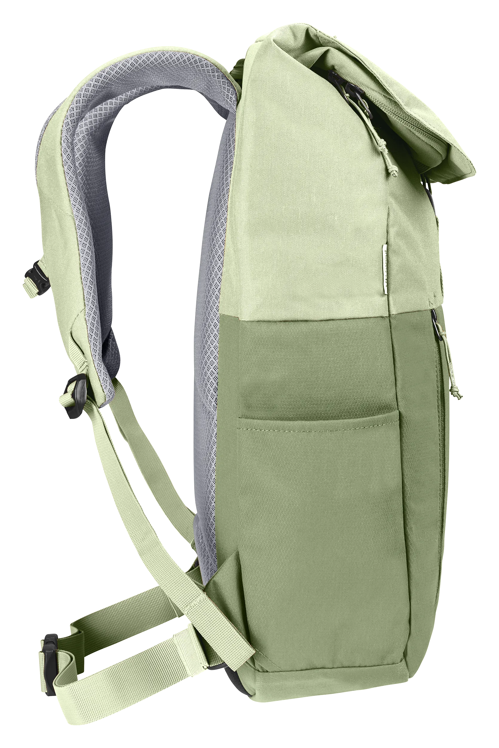 Bag, Backpack, Clothing, Coat, Jacket, backpack, shoulder strap, front pocket, zipper, green