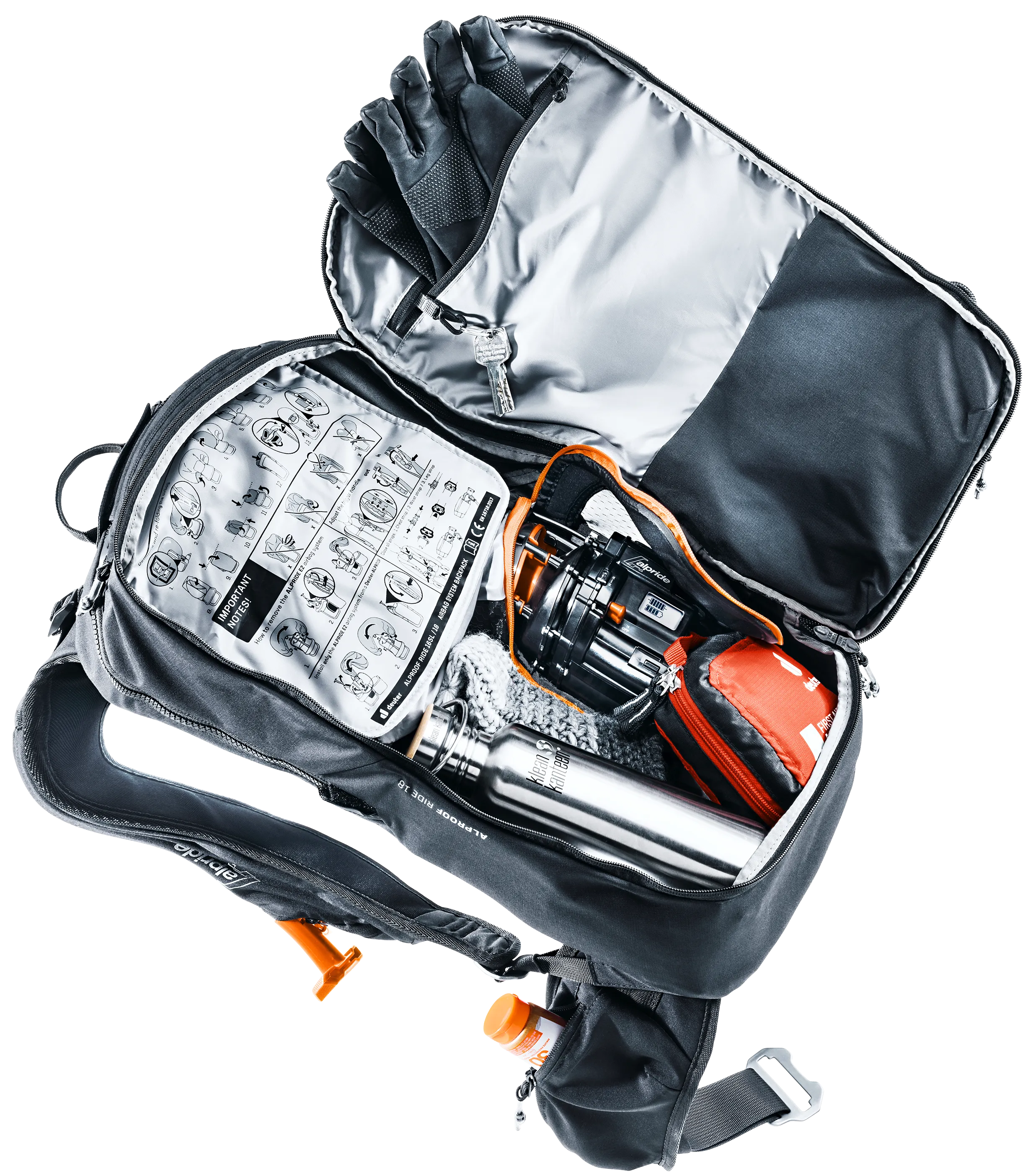 Alproof Ride 18 - Freeride backpacks - m black