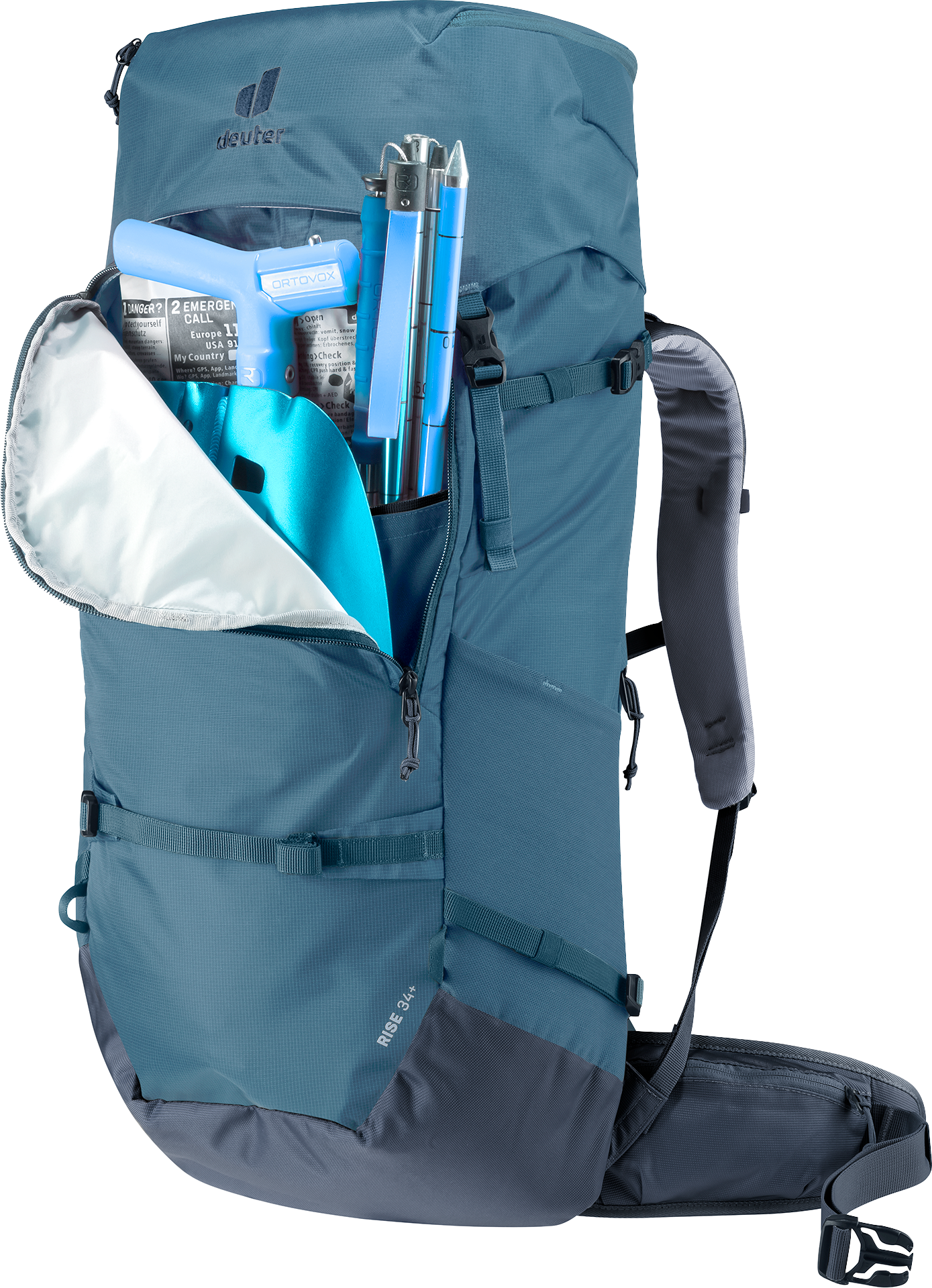 Rise 34+ Bag, Backpack, backpack, hiking, outdoor, raingear, tool pocket