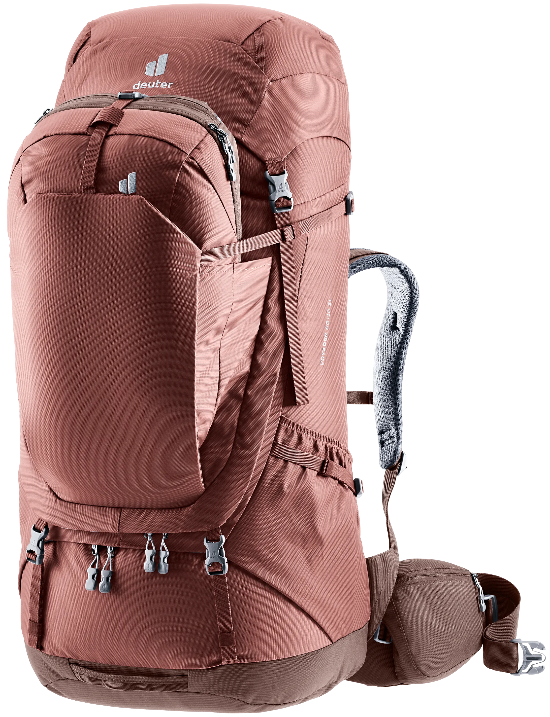 Voyager 60+10 SL - Travel backpacks - caspia raisin