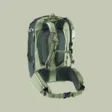 backpack, hiking, external frame, green, straps