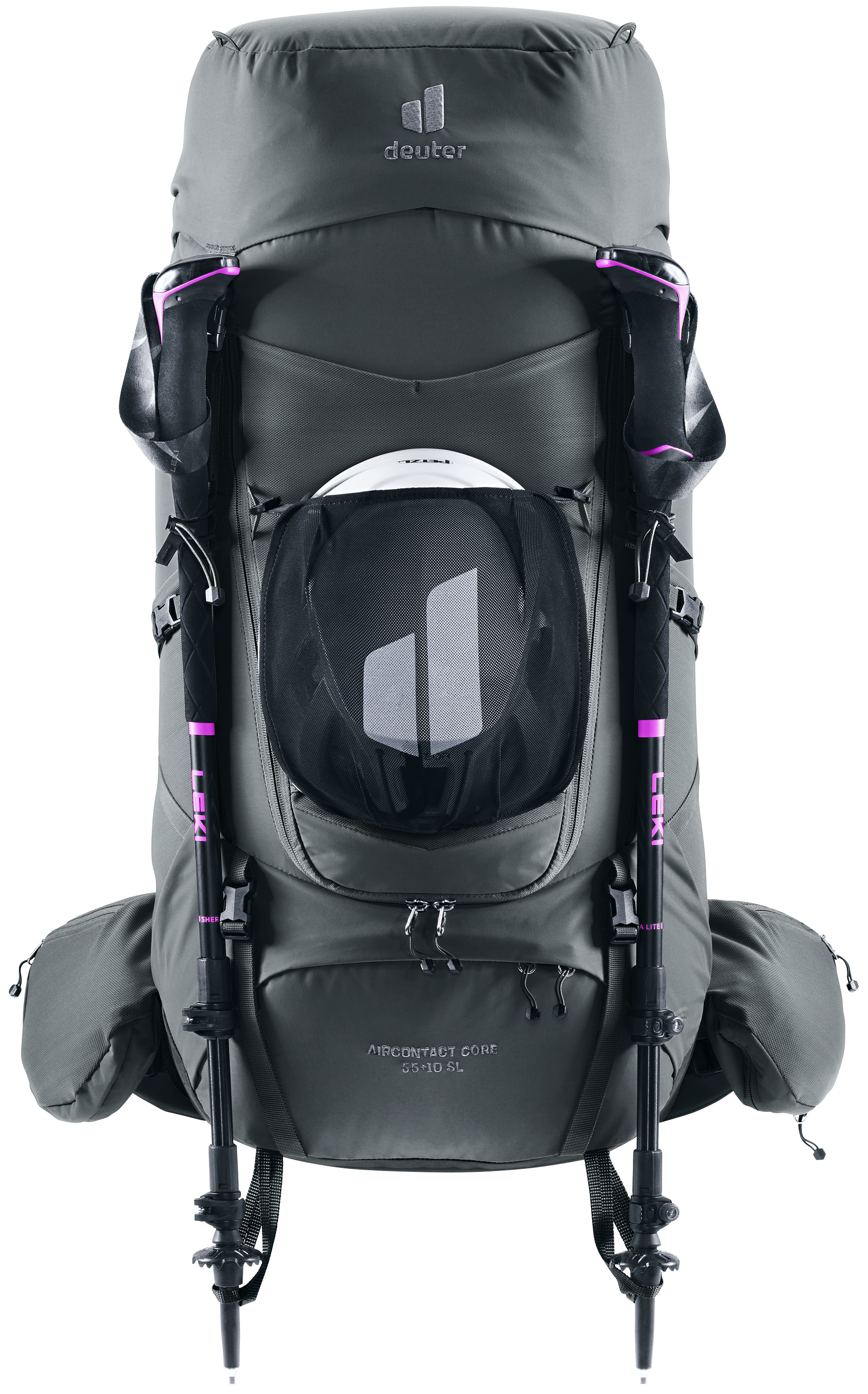 Aircontact Core 55+10 SL - Backpacking packs - l graphite
