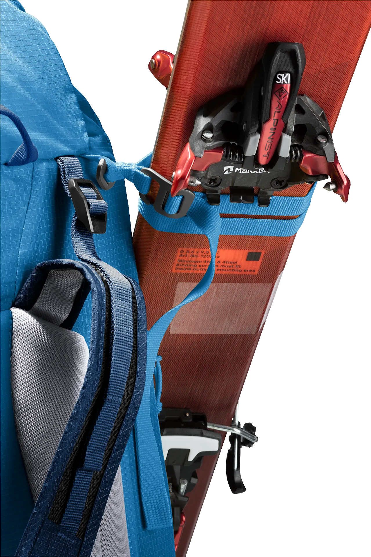 Bag, ski, skis, bindings, snowboard, backpack