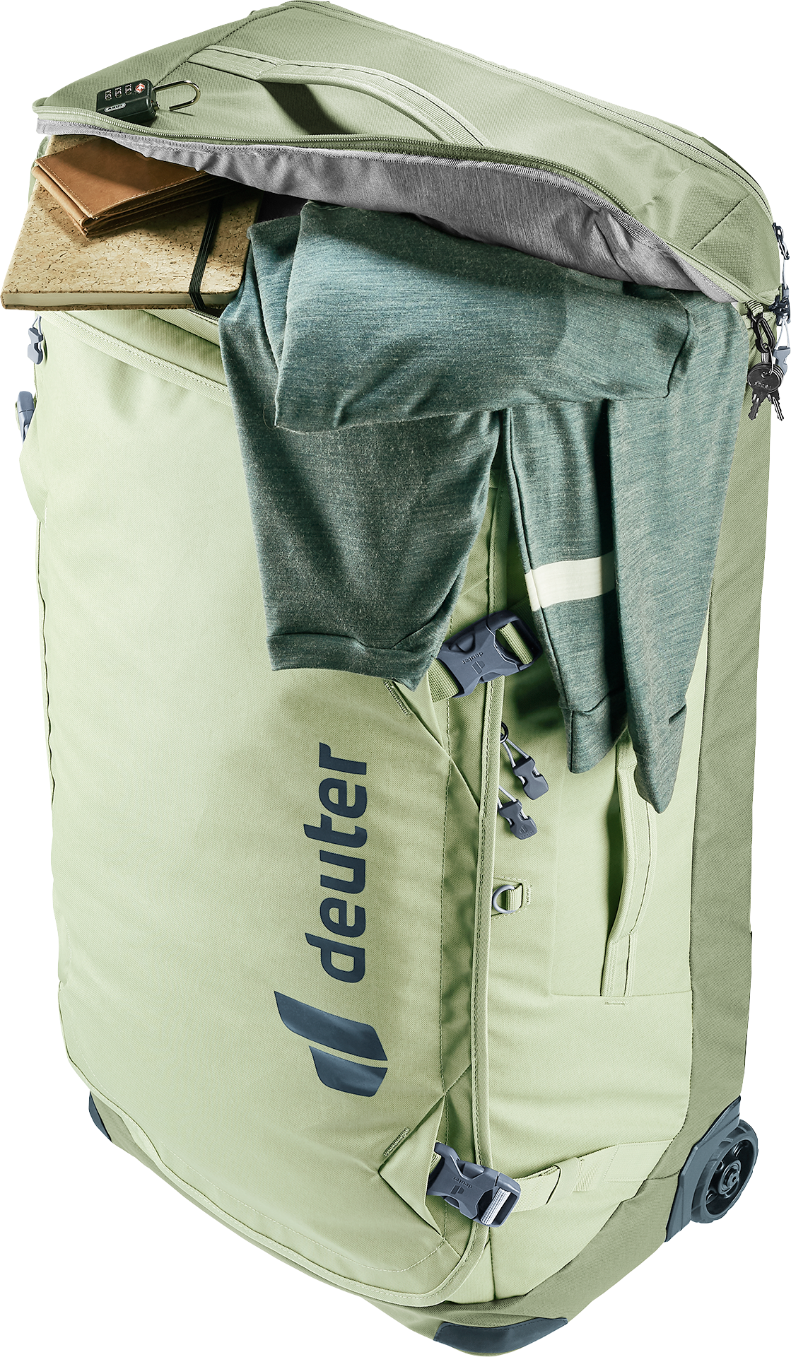 Duffel Pro Movo 90 Bag, Clothing, Jeans, Pants, Handbag, travel bag, trolley, rolling suitcase, green bag, duffel bag