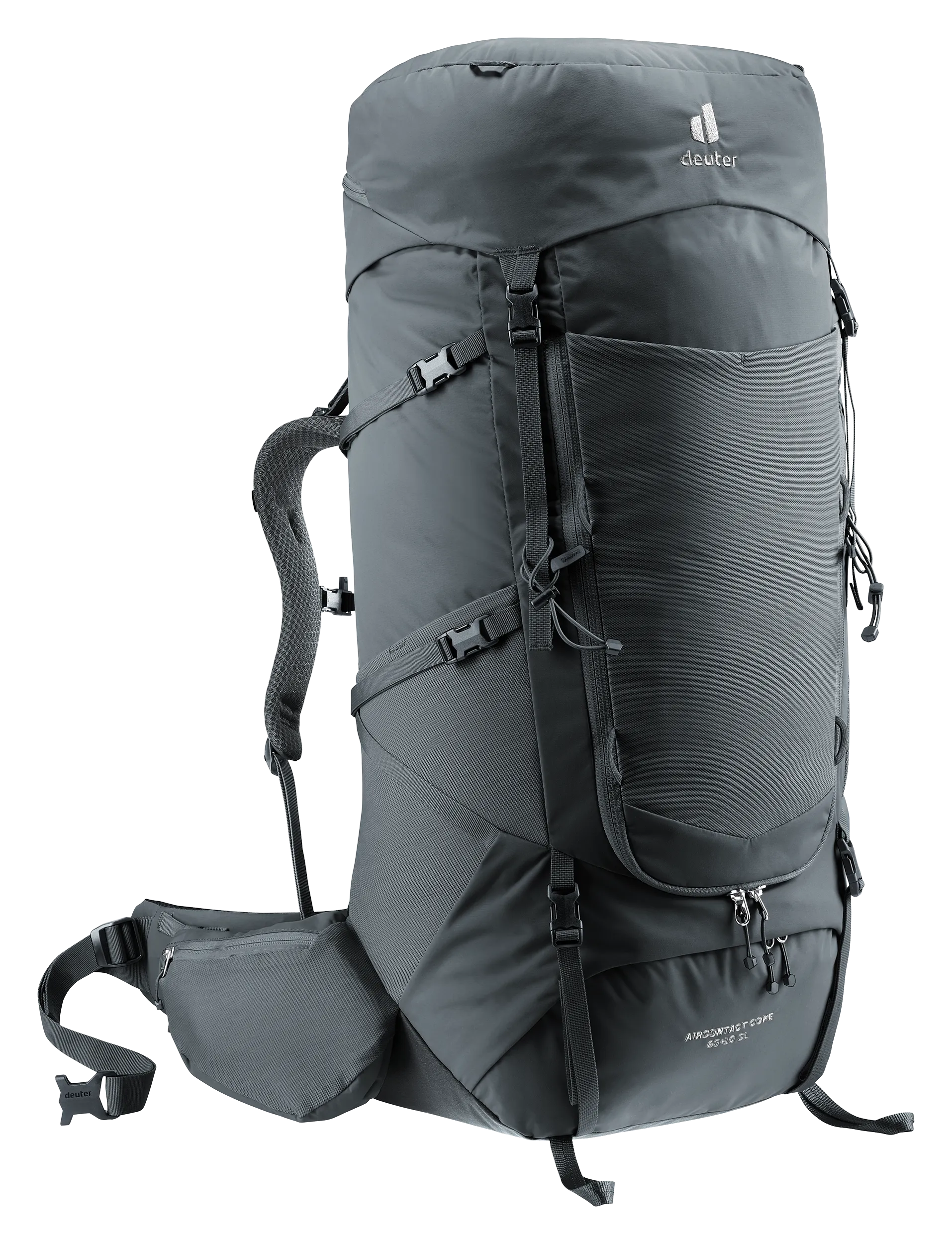 Aircontact Core 65+10 SL - Backpacking packs - l graphite