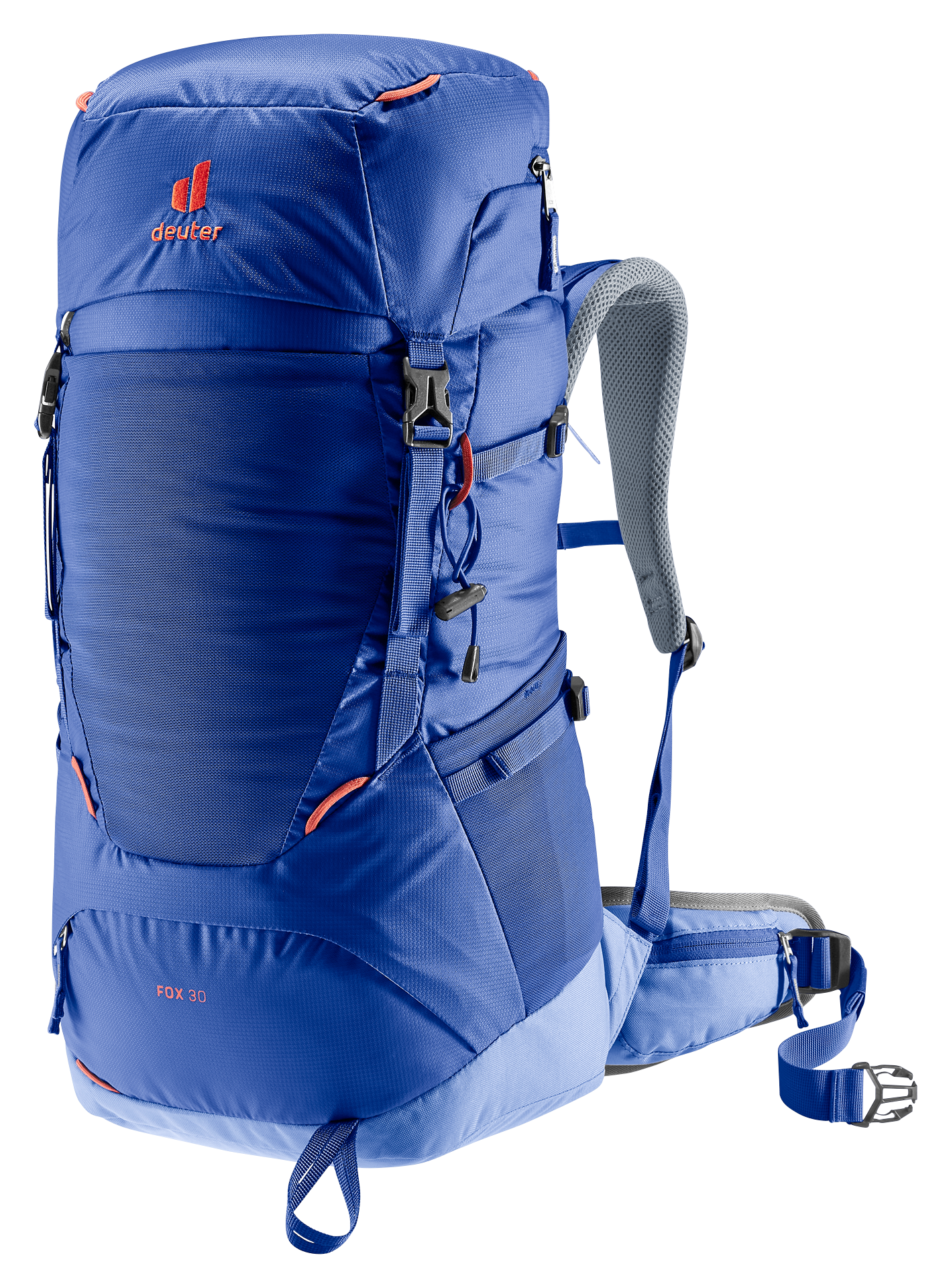 backpack, hiking, blue, 40L, strap