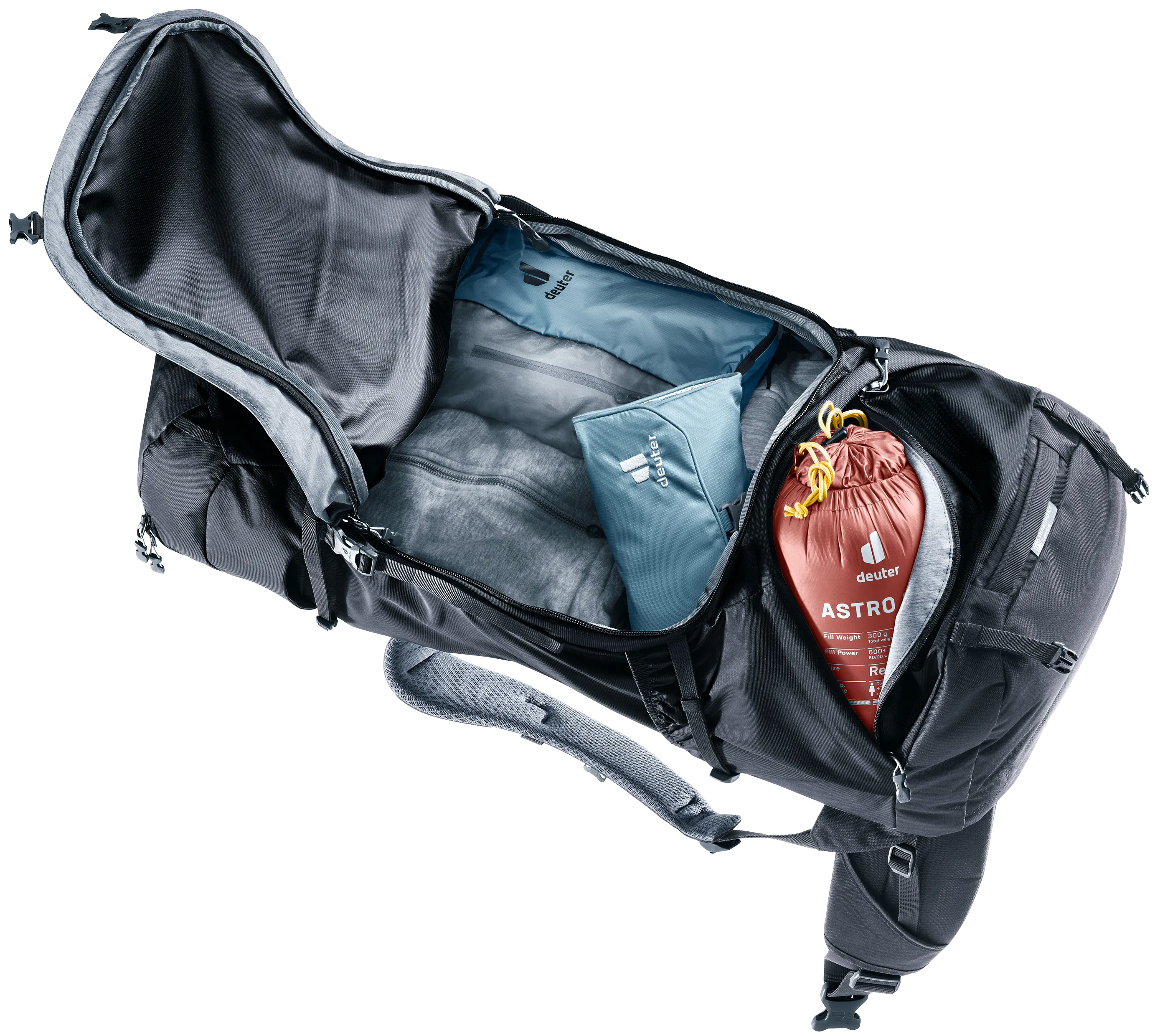 Voyager 65+10 - Travel backpacks - l black