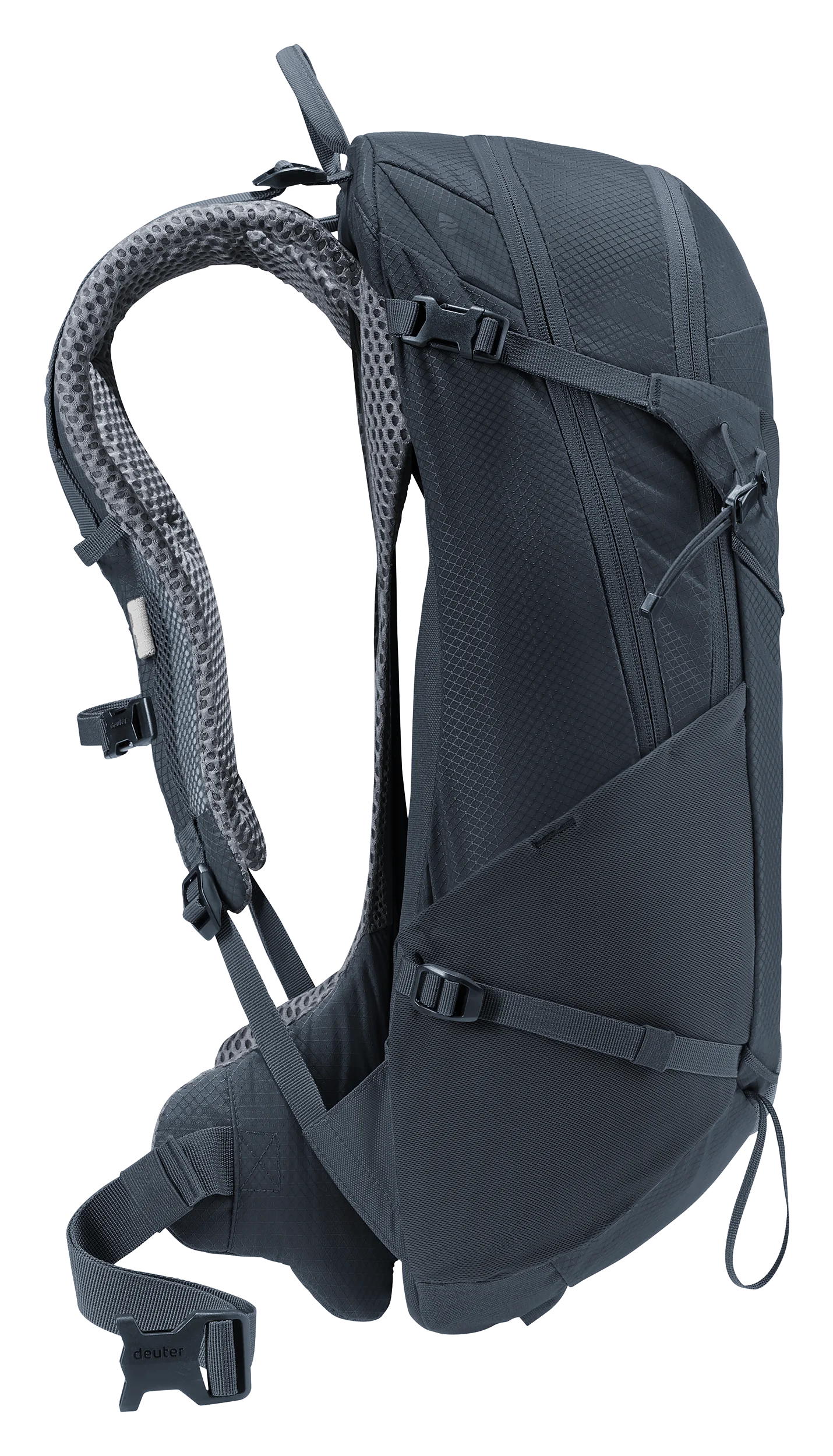 backpack, daypack, hiking, mesh straps, adjustable sternum strap