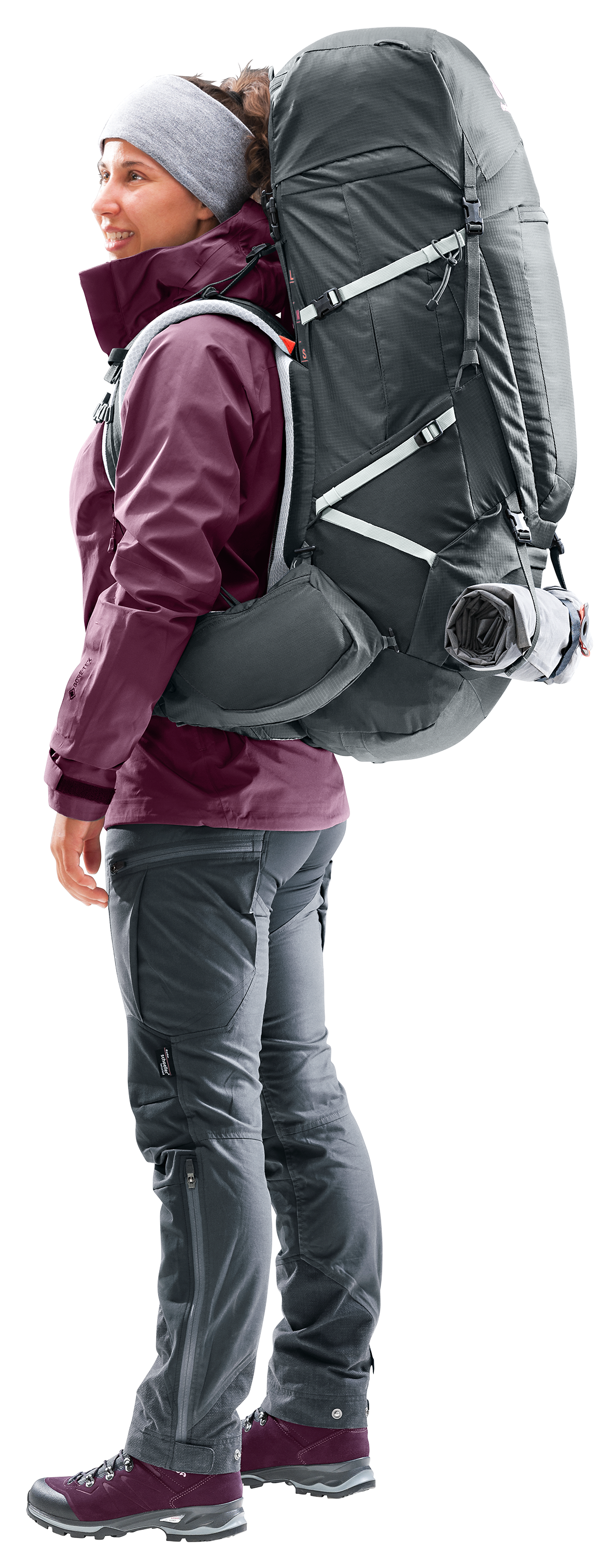 Aircontact Pro 65+10 SL Bag, Coat, Jacket, Backpack, Person, backpack, hiking, camping, tactical, shoulder-straps