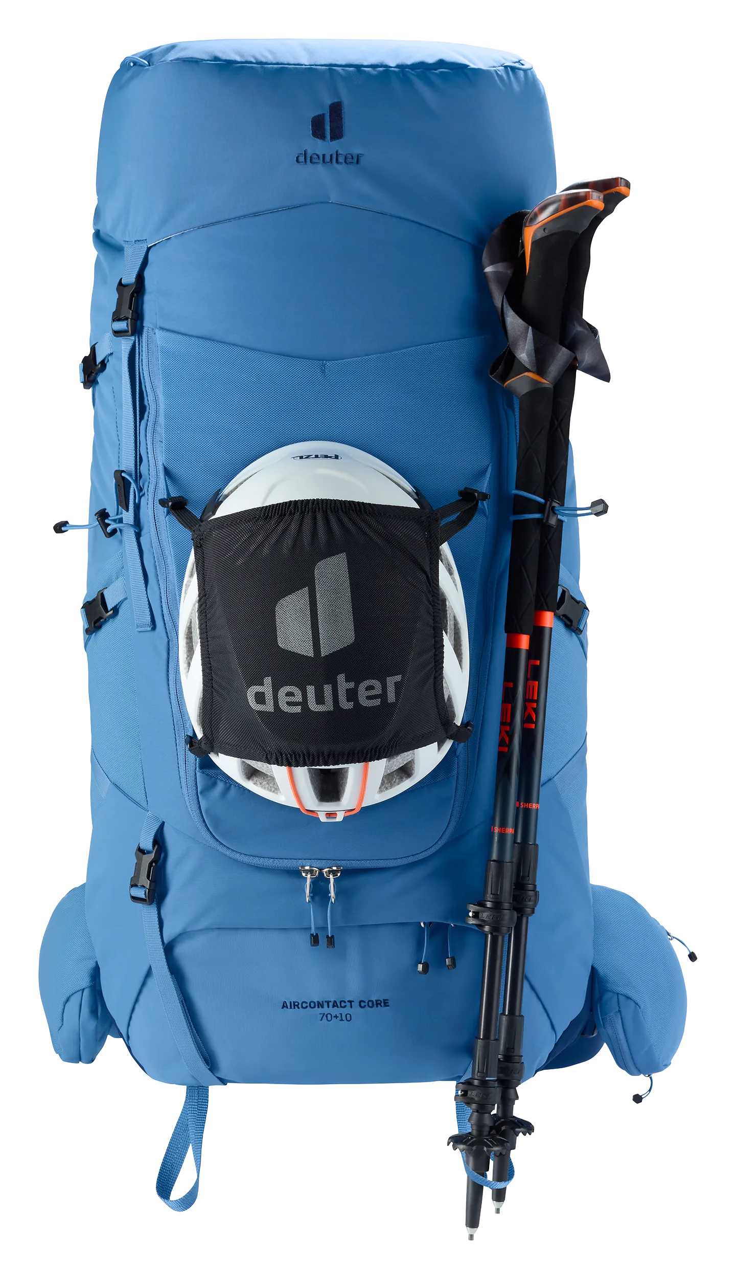 backpack, hiking, hydration, helmet, poles, backpack, hiking pack, internal frame, blue, front pocket