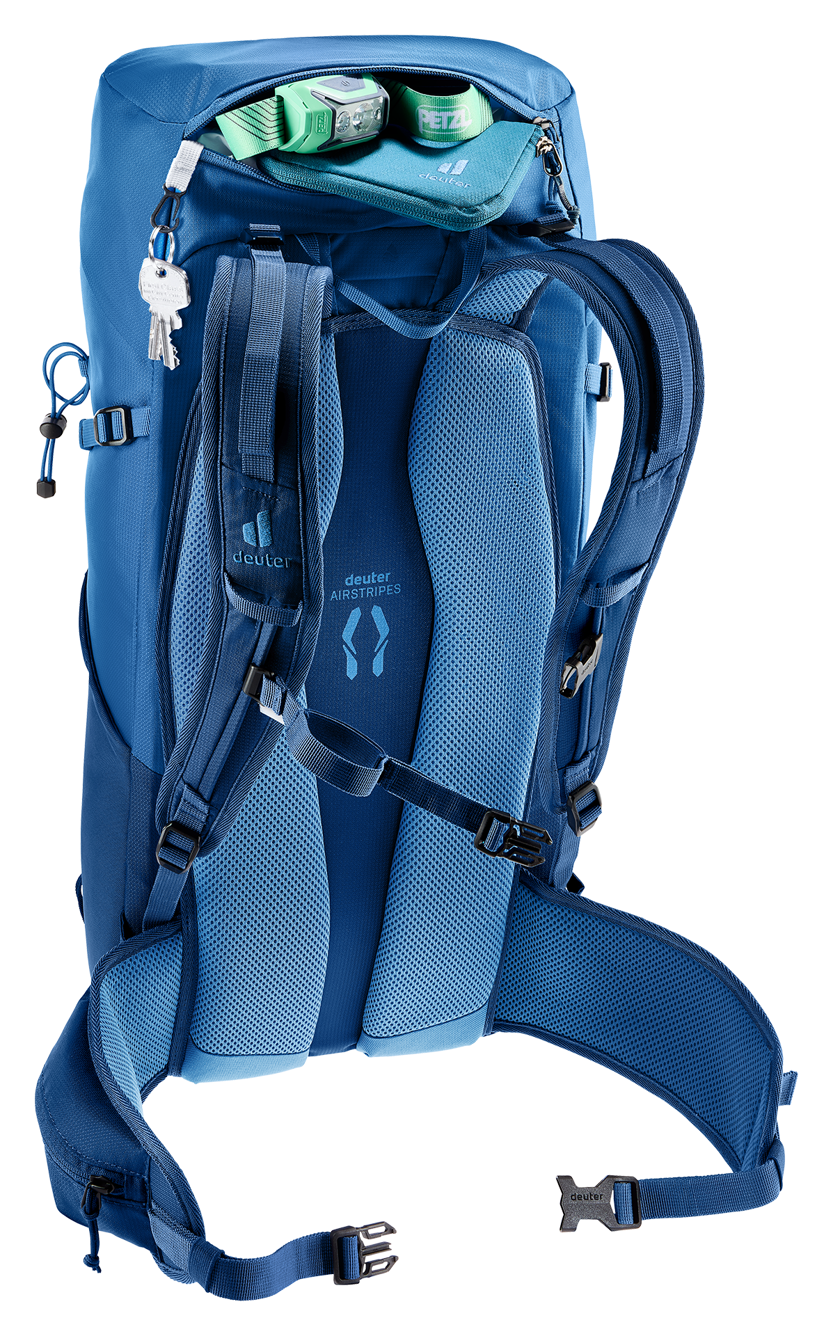 Telatie 26 backpack, hydration, blue, shoulder straps, mesh padding
