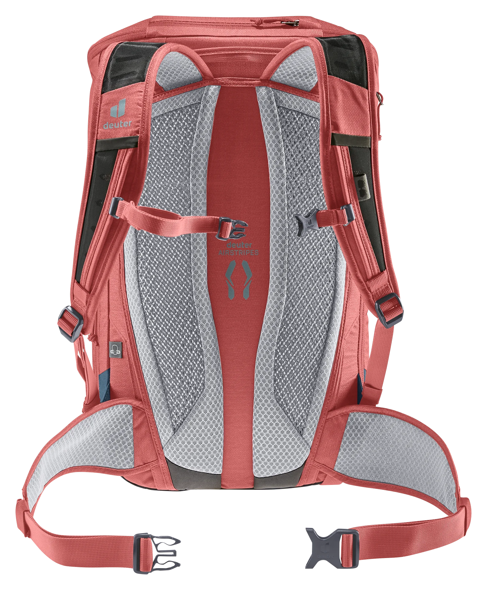backpack, hiking, hydration, shoulder straps, pink-red