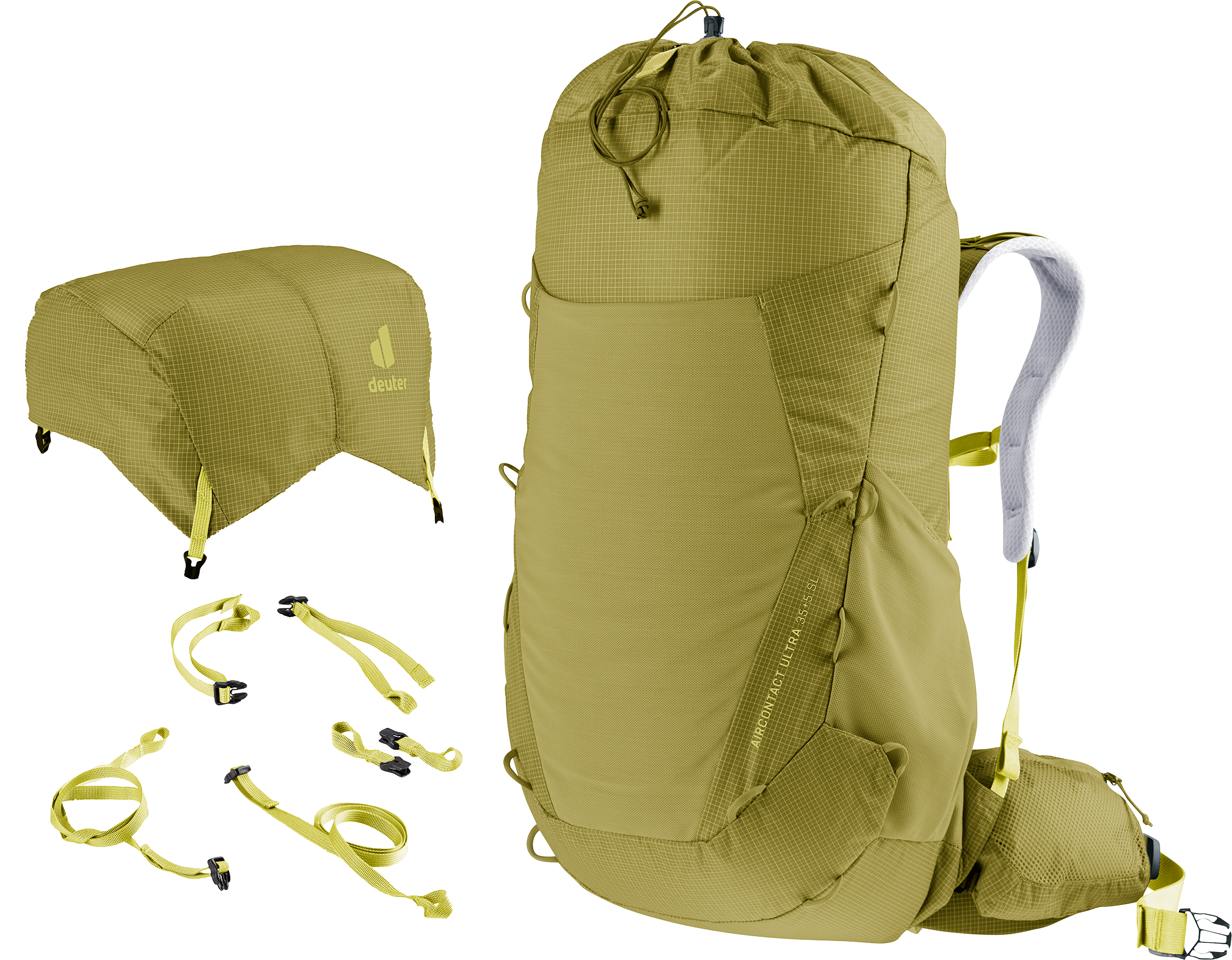 Aircontact Ultra 35+5 SL backpack, hiking, ultralight, sturdy, compartments