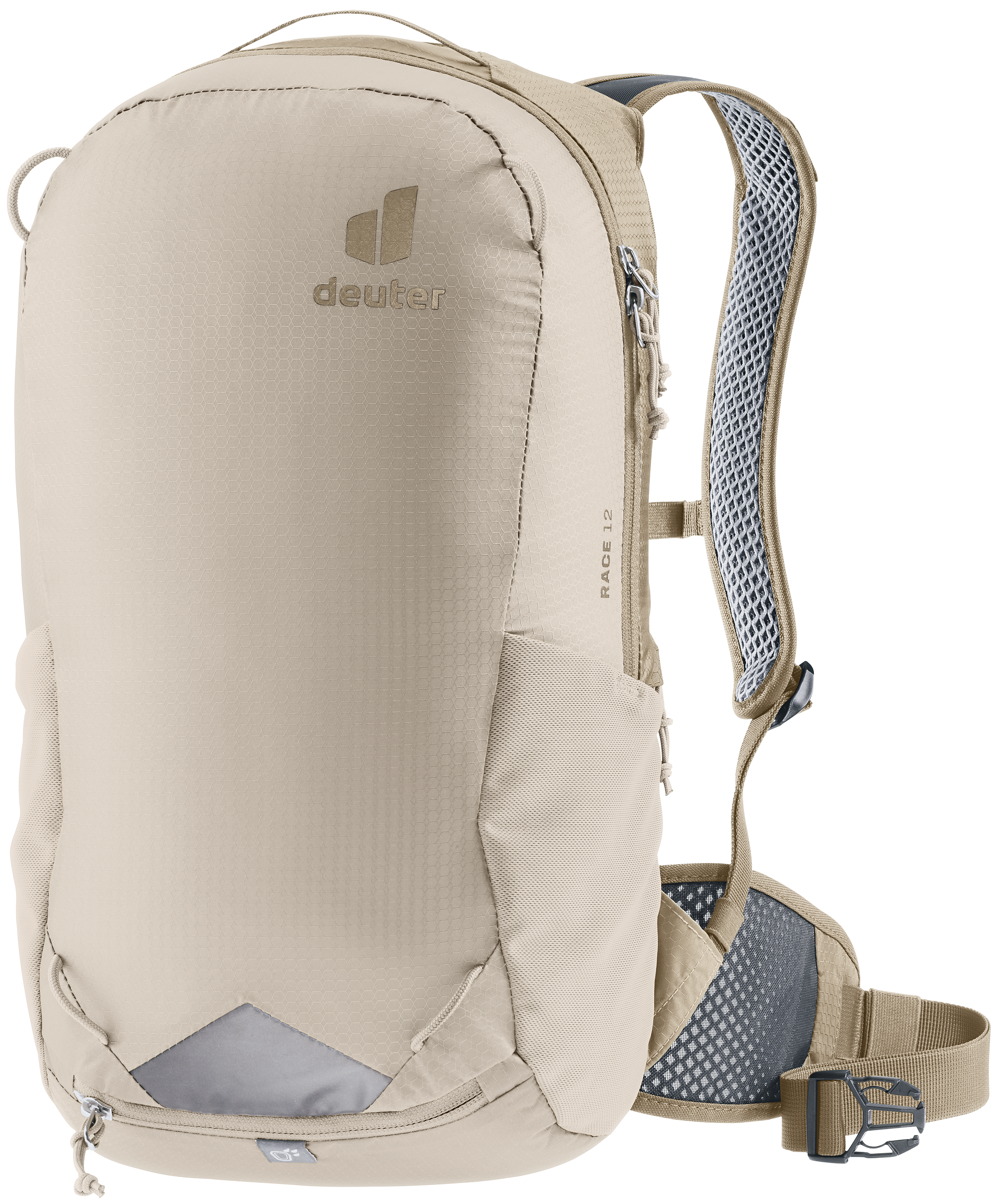deuter 12l backpack Unisex Race Hydro for Mountain Biking, 12 Liters Looking for a stylish and comfortable rucksack for your outdoor adventures Race 12 | alu-greystone |