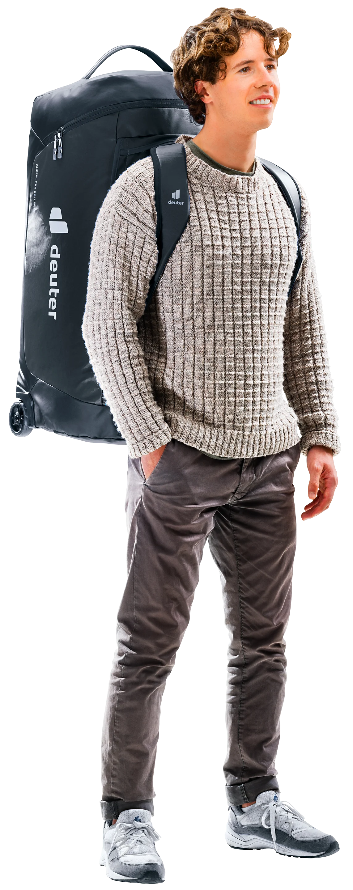 Long Sleeve, Knitwear, Sweater, Person, Bag