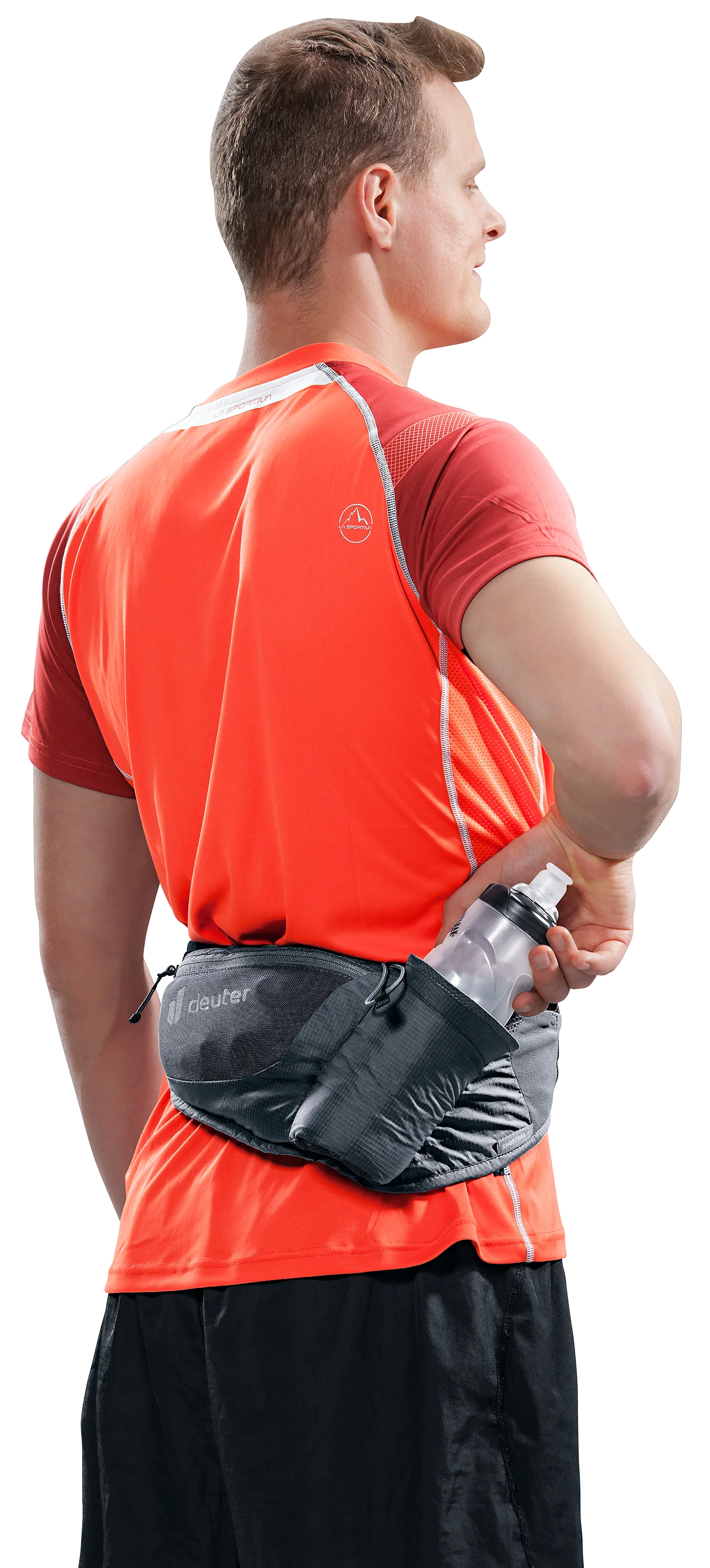 Bottle, Shaker, Clothing, T-Shirt, Person