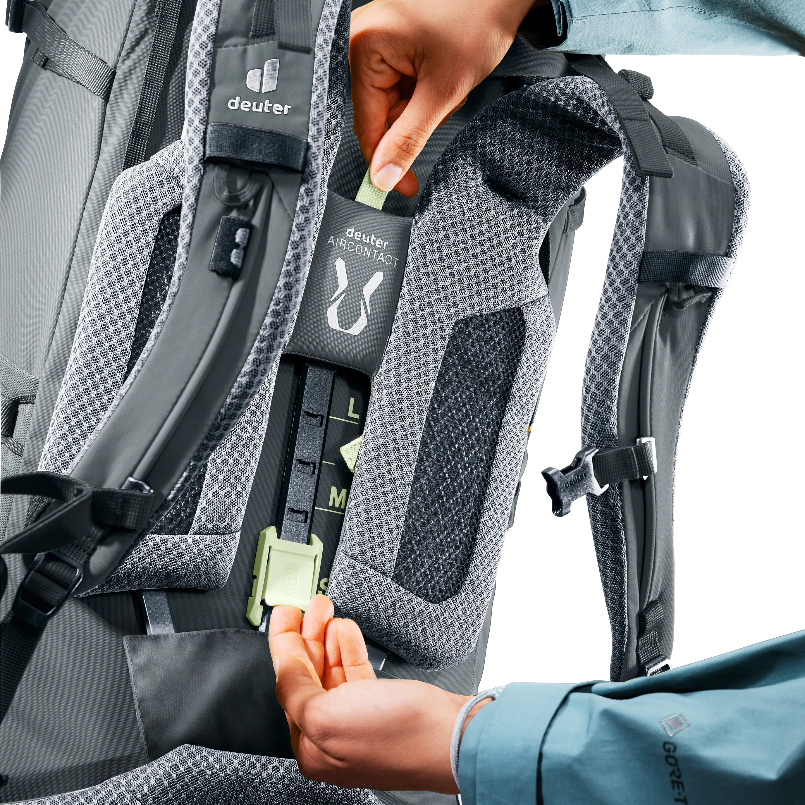 Aircontact Core 45+10 SL - Backpacking packs - l graphite