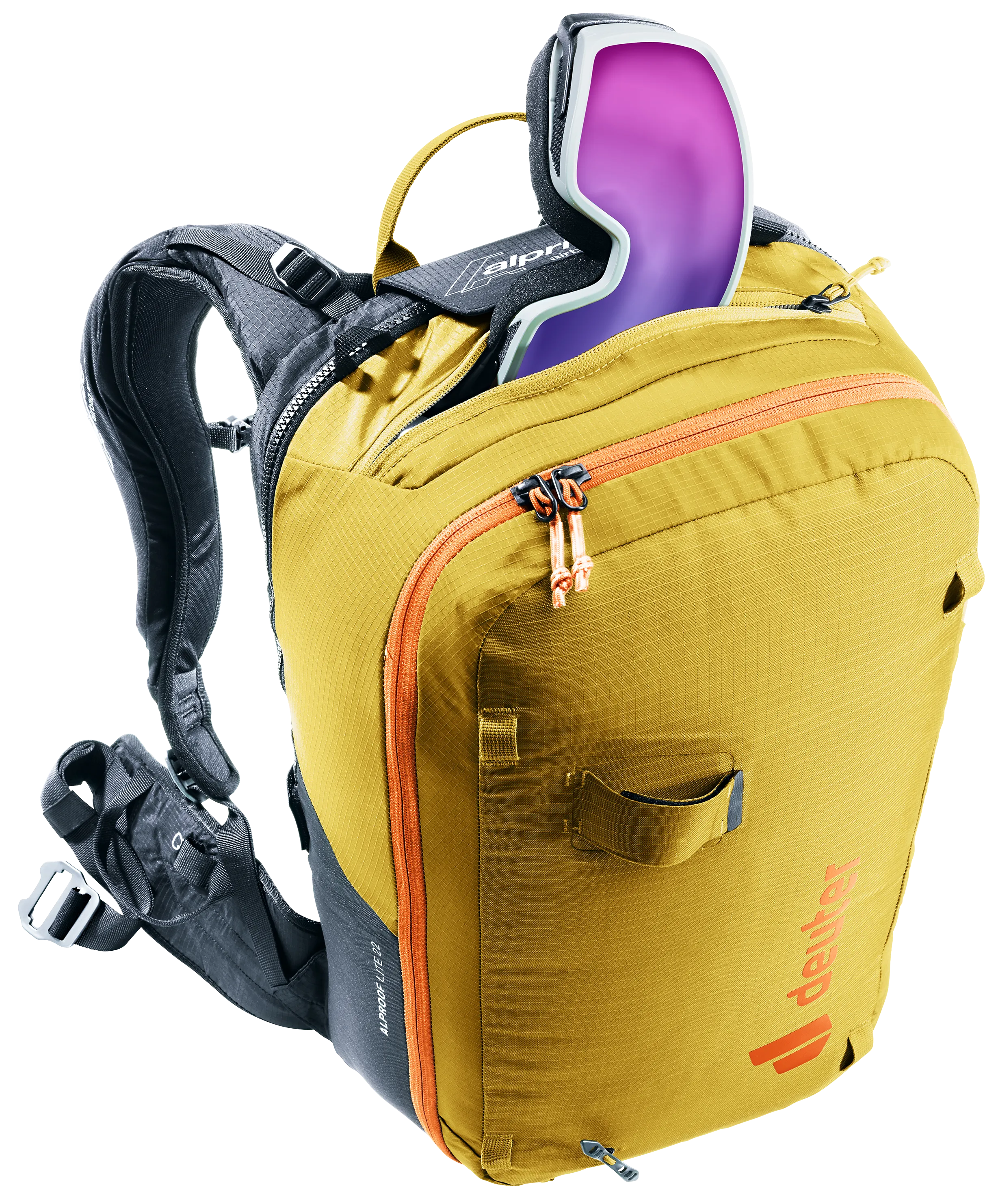 Alproof Lite 22 - Freeride backpacks - turmeric black